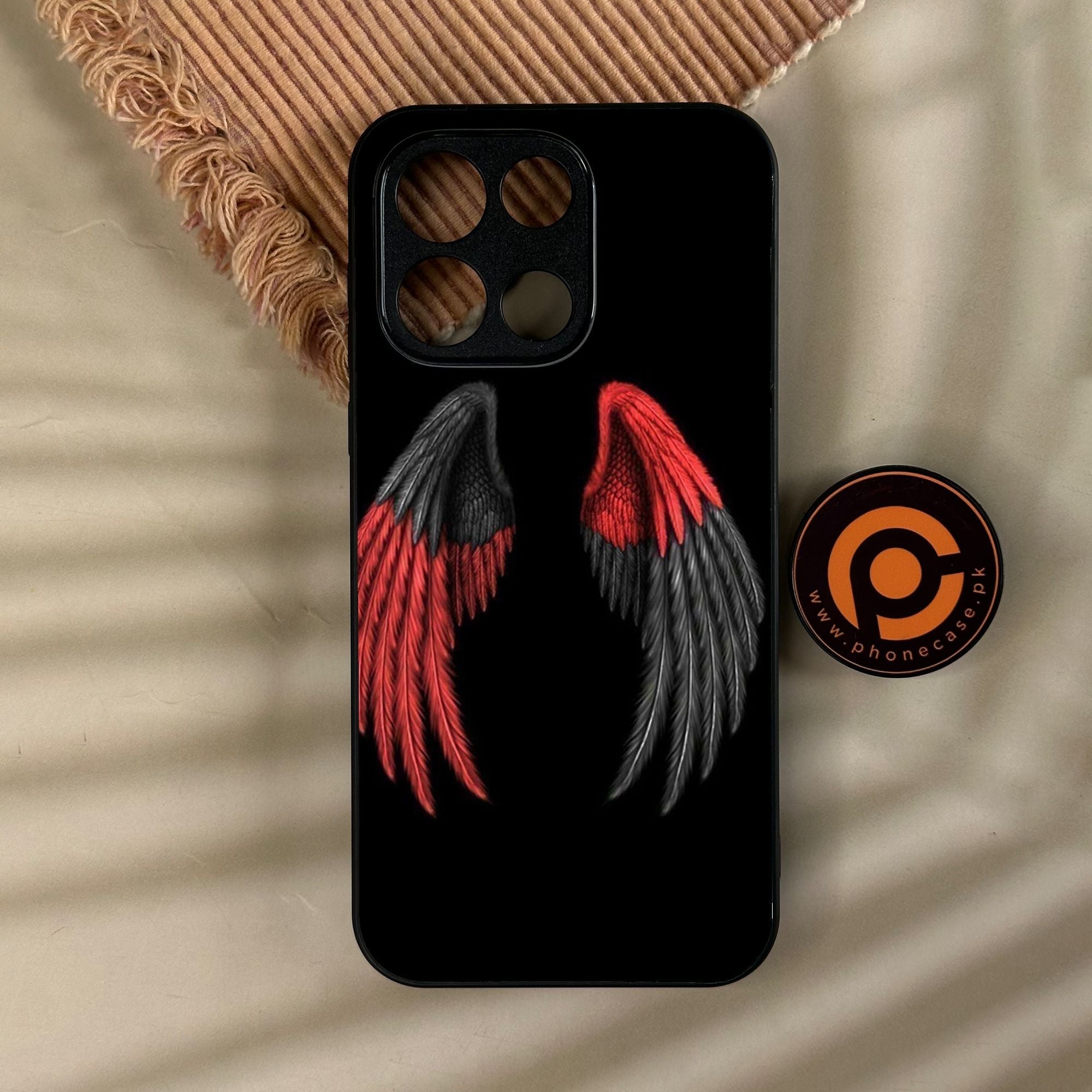 OnePlus Turbo 6 - Angel Wings Design 7 - Premium Metal Printed Soft Bumper Shock Proof Case