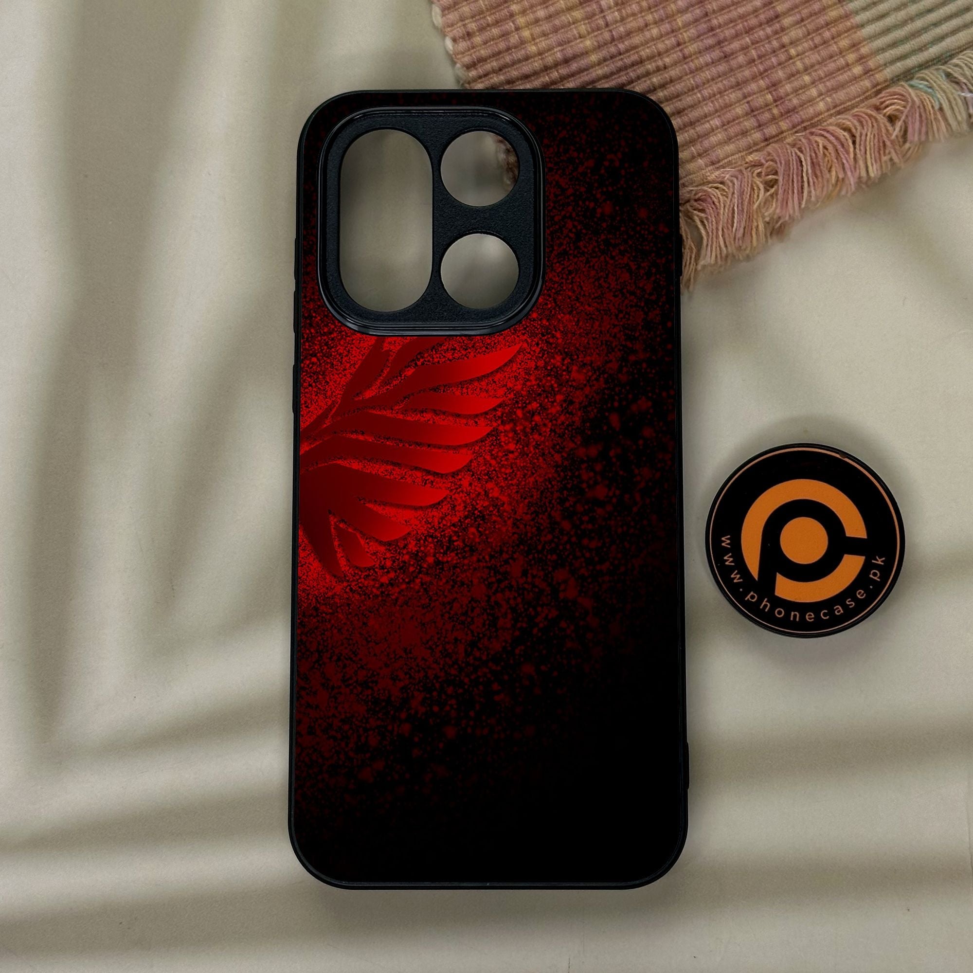 OnePlus 15 - Angel 2.0 Design 2 - Premium Metal Printed Soft Bumper Shock Proof Case