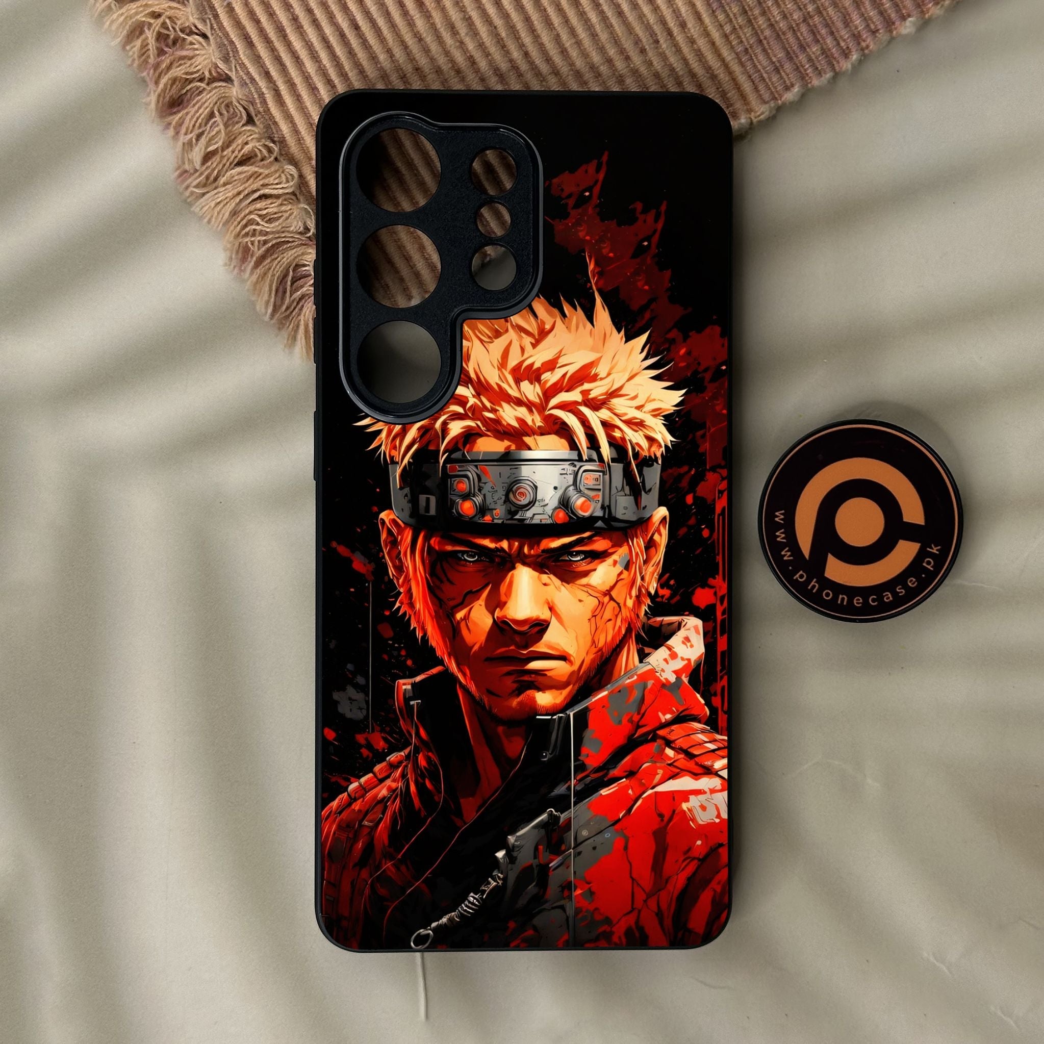 Galaxy S26 Ultra - Anime 2.0 Design 5 - Premium Metal Printed Soft Bumper Shock Proof Case