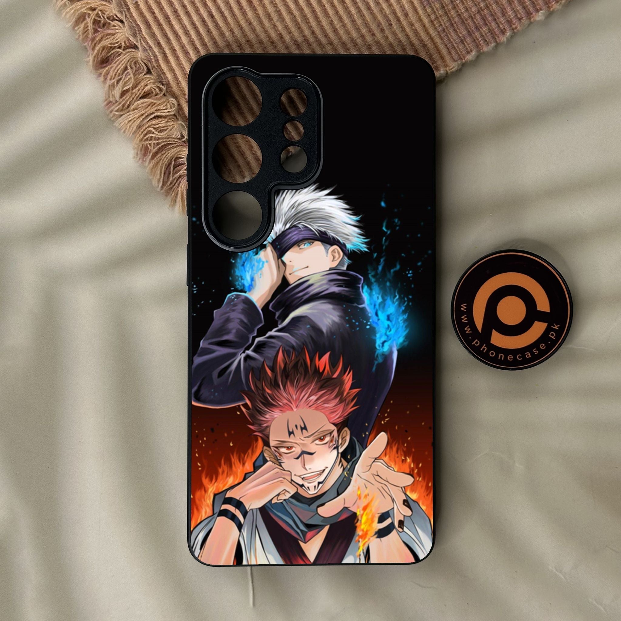 Galaxy S26 Ultra - Anime 2.0 Design 10 - Premium Metal Printed Soft Bumper Shock Proof Case