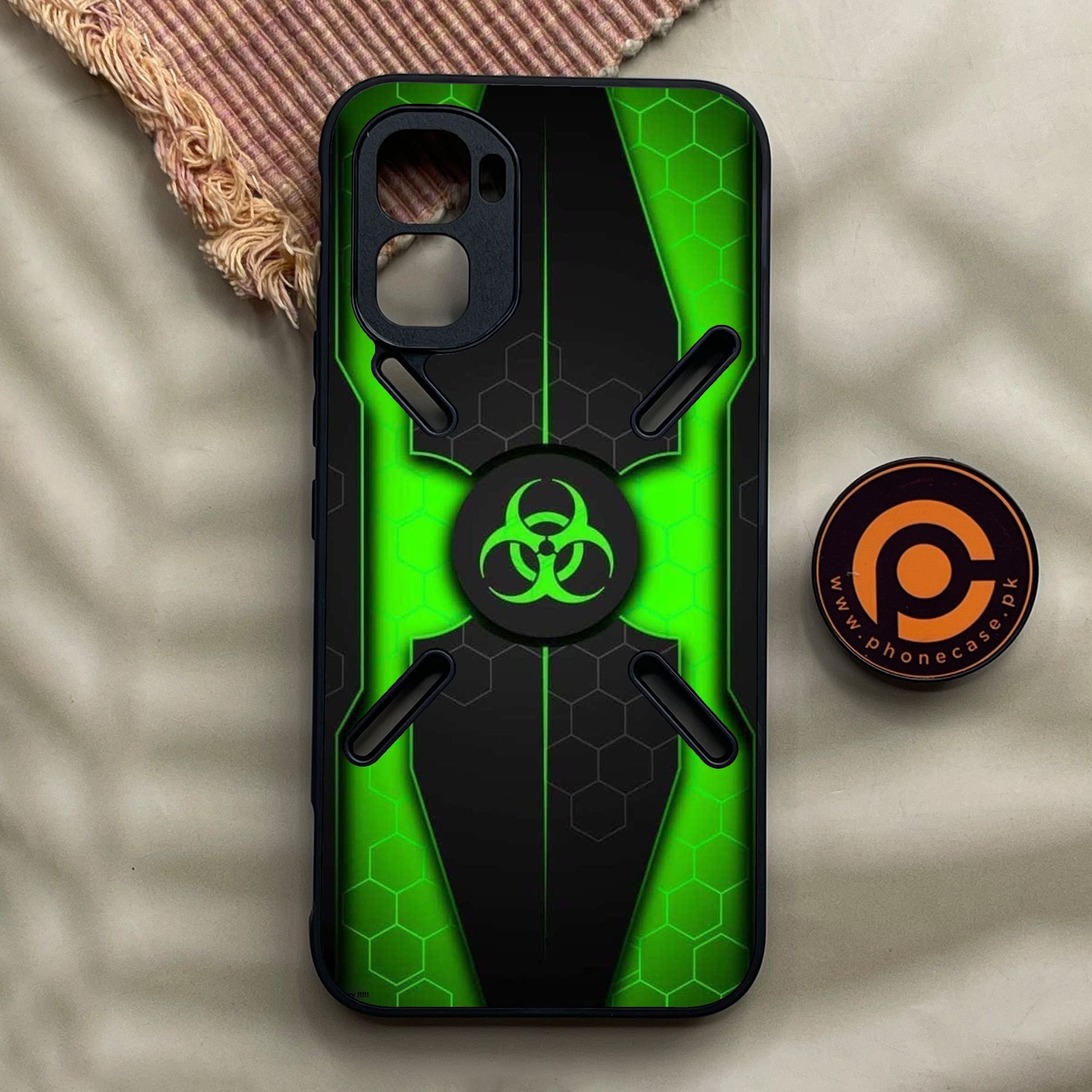 Infinix GT 50 Pro - Biohazard Design 3 - Premium Metal Printed Soft Bumper Shock Proof Case
