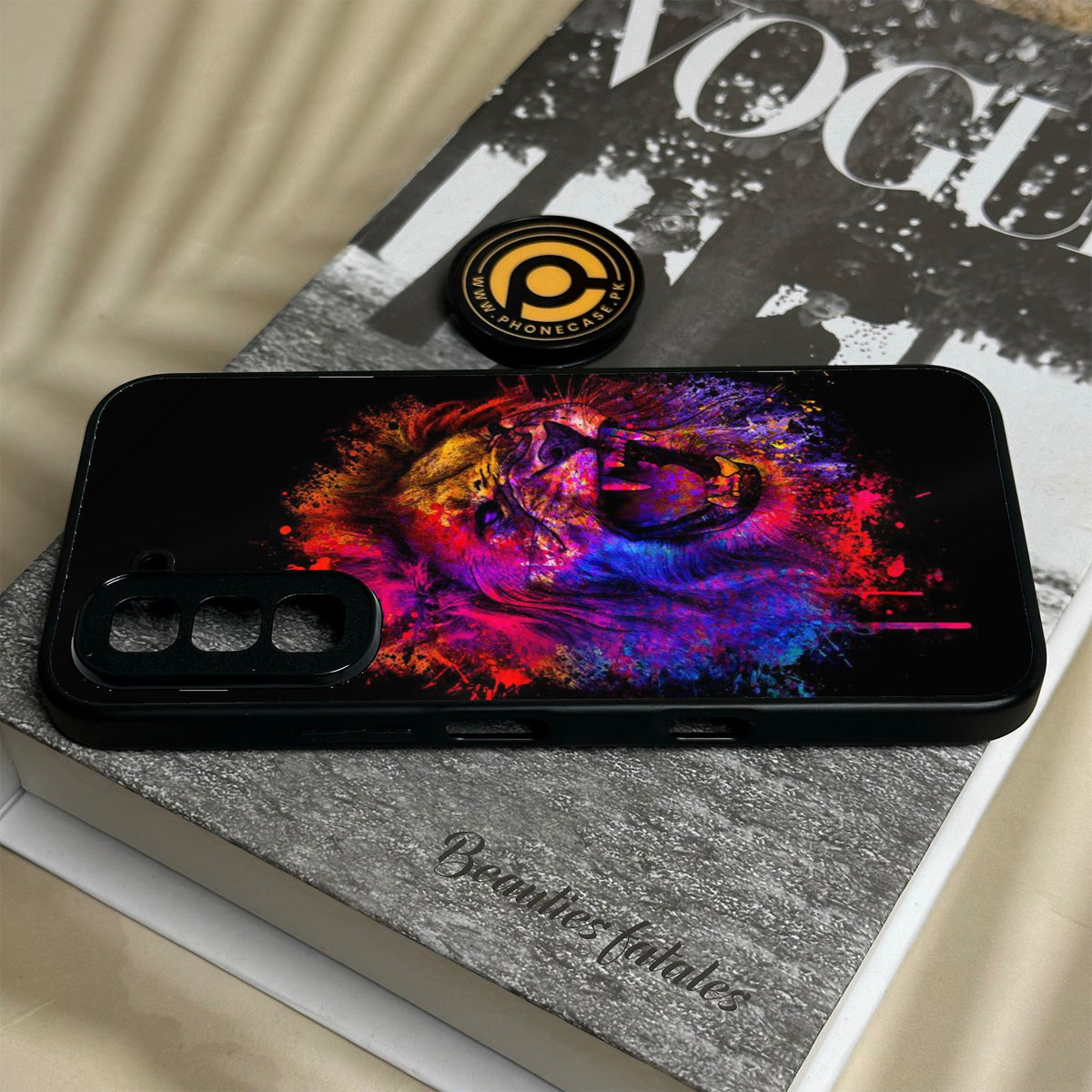 Infinix Hot 70 - Tiger 2.0 Design 5 - Premium Metal Printed Soft Bumper Shock Proof Case