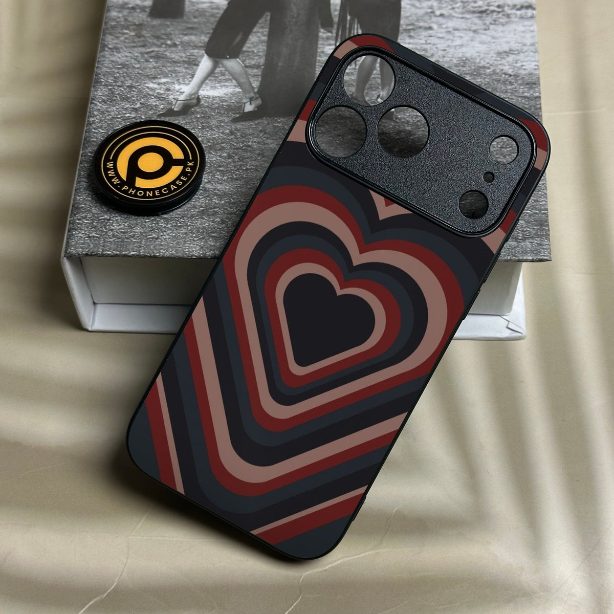 Iphone 18 Pro - Heart 2.0 Design 4 - Premium Metal Printed Soft Bumper Shock Proof Case