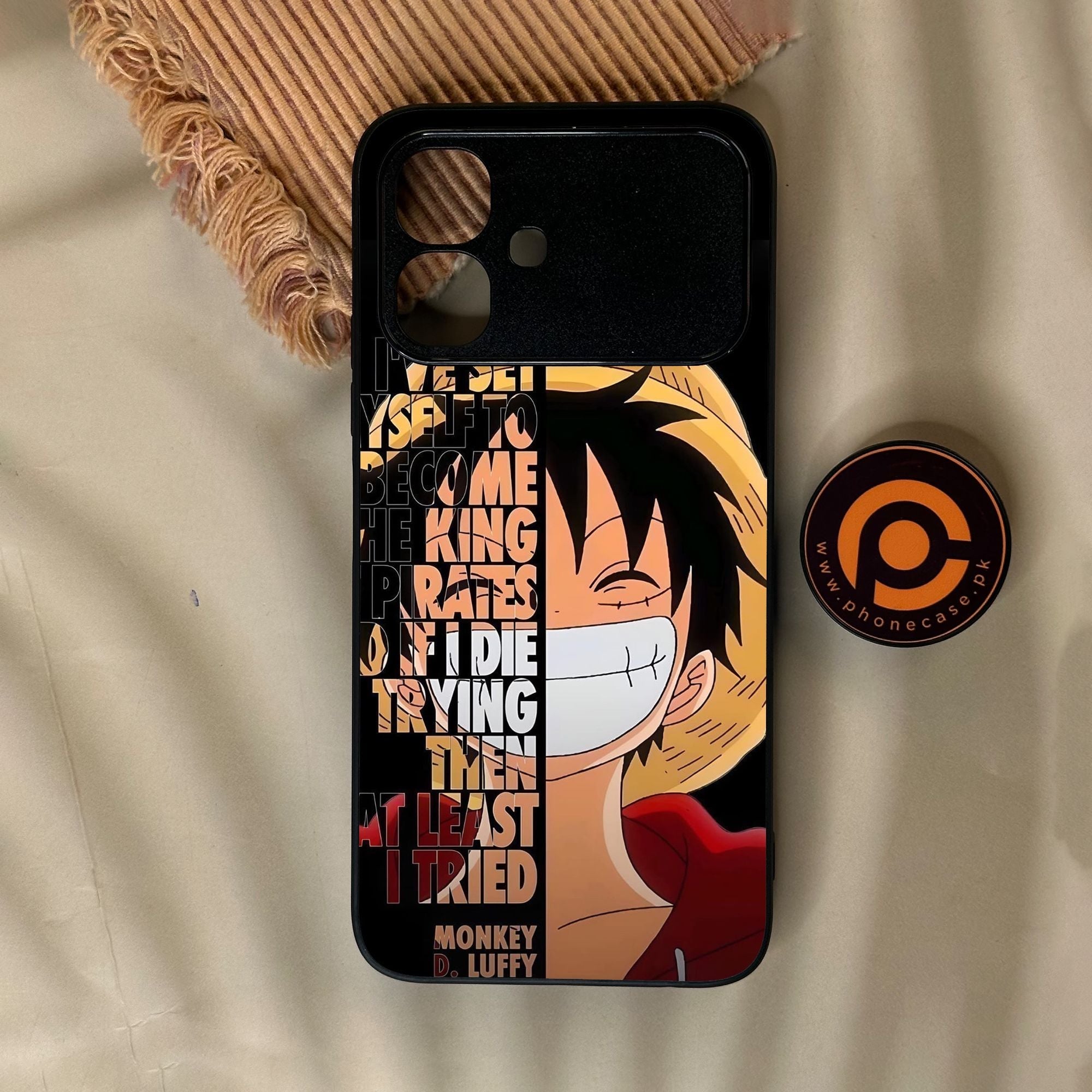 Infinix Smart 20 - Anime - Premium Metal Printed Soft Bumper Shock Proof Case