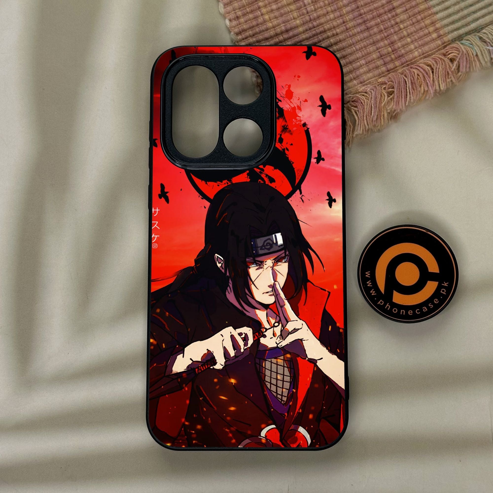 OnePlus 15 - Uchiha Itachi - Premium Metal Printed Soft Bumper Shock Proof Case