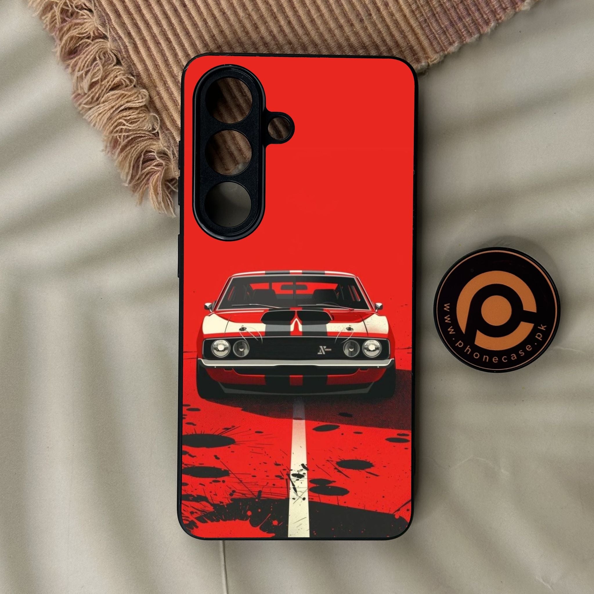 Galaxy S26 - Classic Racer Vibes - Premium Metal Printed Soft Bumper Shock Proof Case