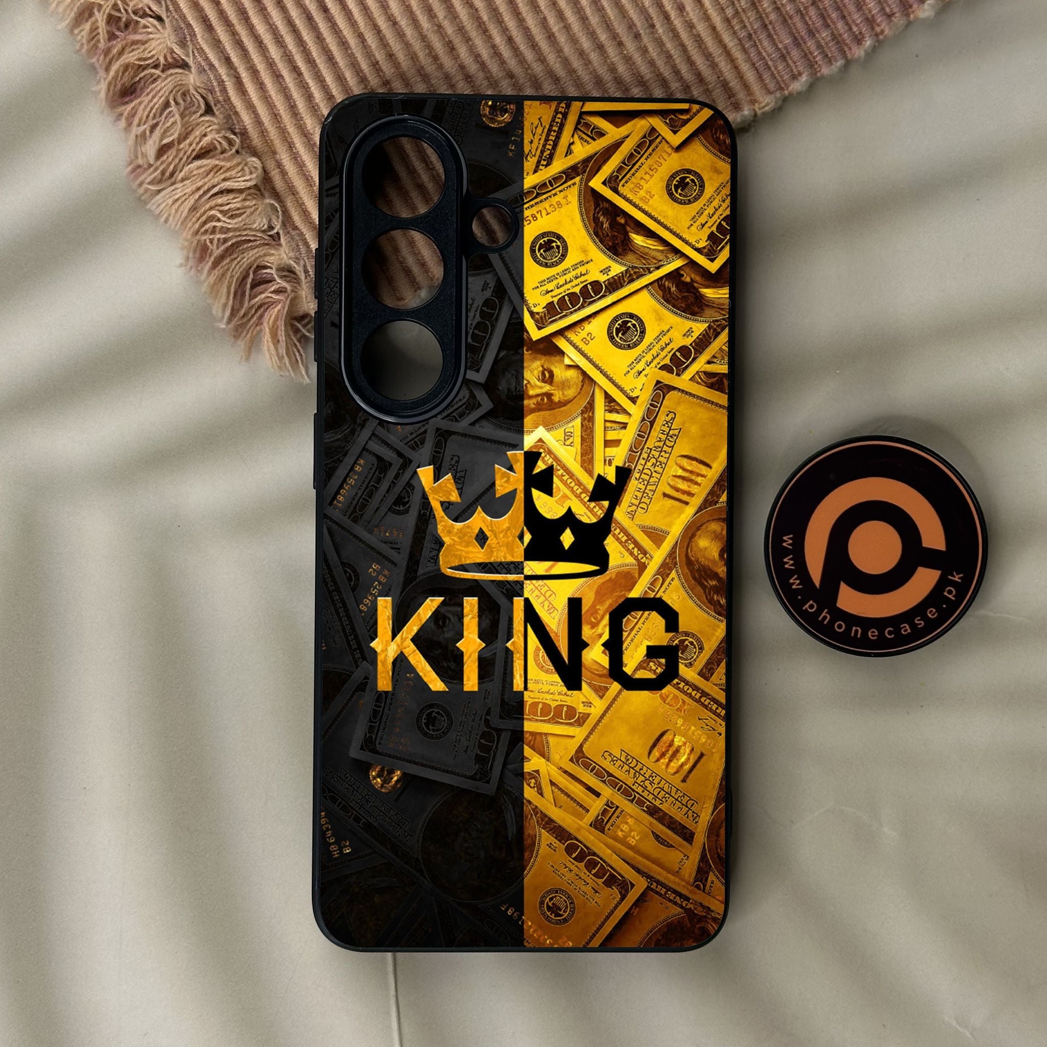 Galaxy S26 - King Design 9 - Premium Metal Printed Soft Bumper Shock Proof Case