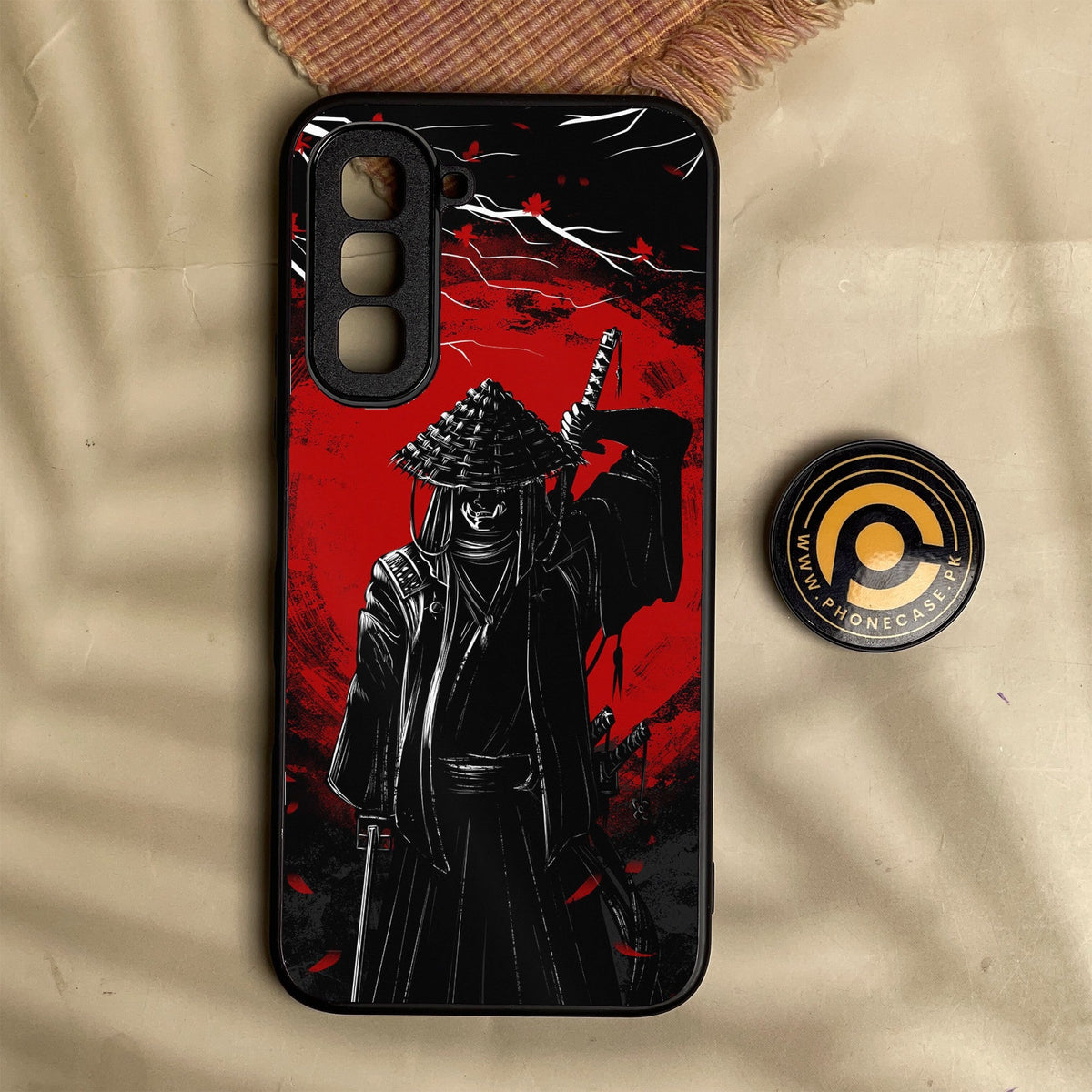 Infinix Hot 70 - Ninja Design 6 - Premium Metal Printed Soft Bumper Shock Proof Case
