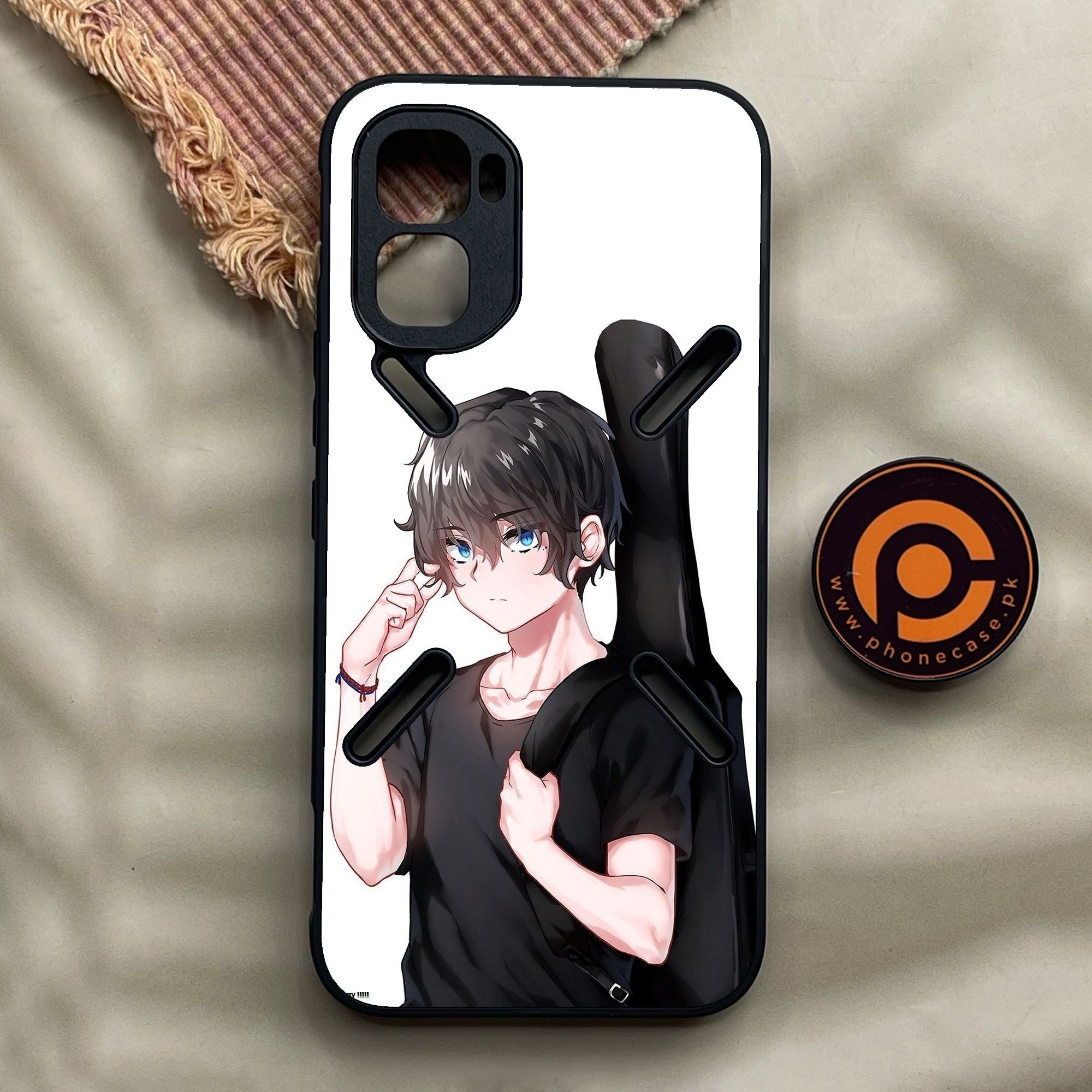 Infinix GT 50 Pro - Anime Series Design 2 - Premium Metal Printed Soft Bumper Shock Proof Case