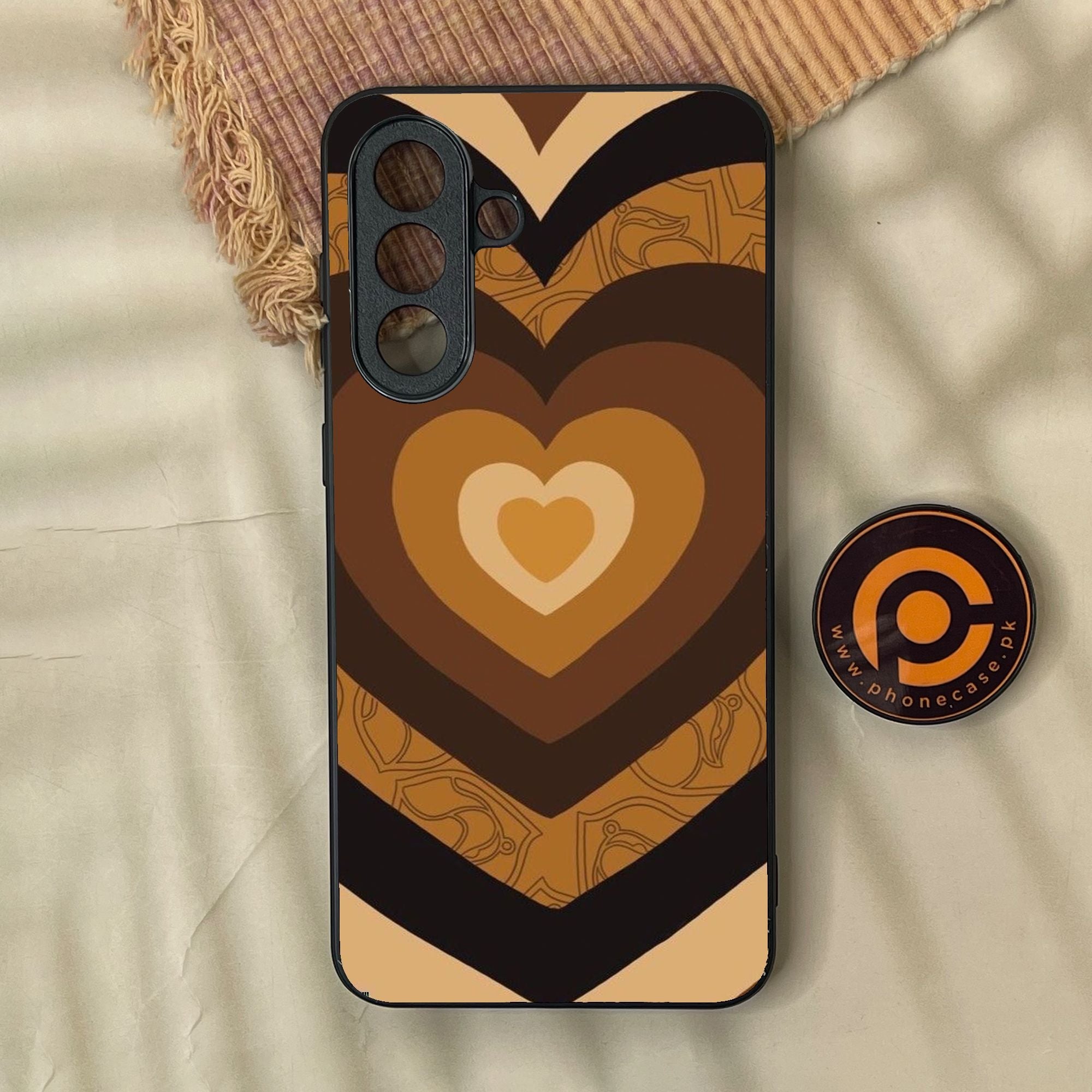 Samsung Galaxy A57 - Heart 2.0 Design 5 - Premium Metal Printed Soft Bumper Shock Proof Case
