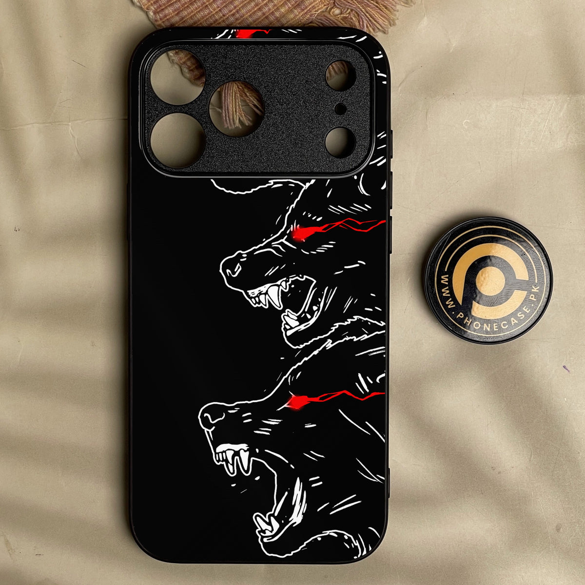 Iphone 18 Pro - Black Art Design 7 - Premium Metal Printed Soft Bumper Shock Proof Case