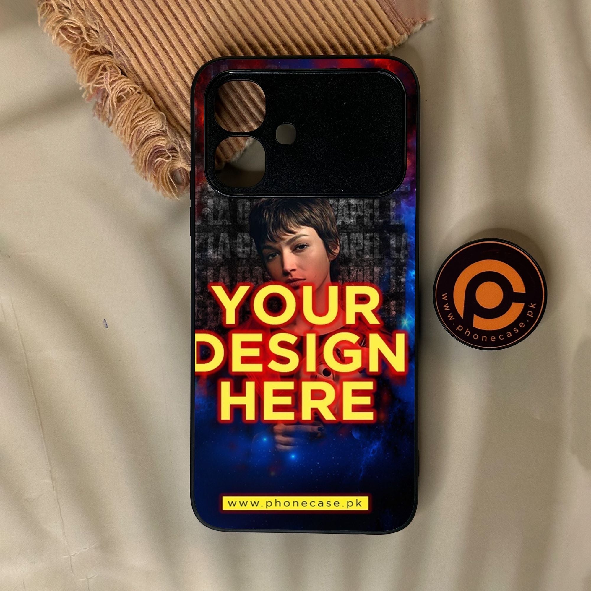 Infinix Smart 20 - Customize Your Own - Premium Metal Printed Soft Bumper Shock Proof Case