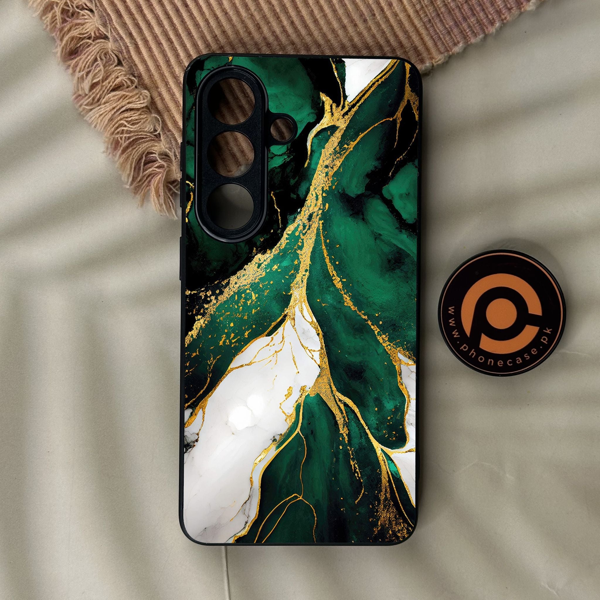 Galaxy S26 - Liquid Marble Design 7 - Premium Metal Printed Soft Bumper Shock Proof Case
