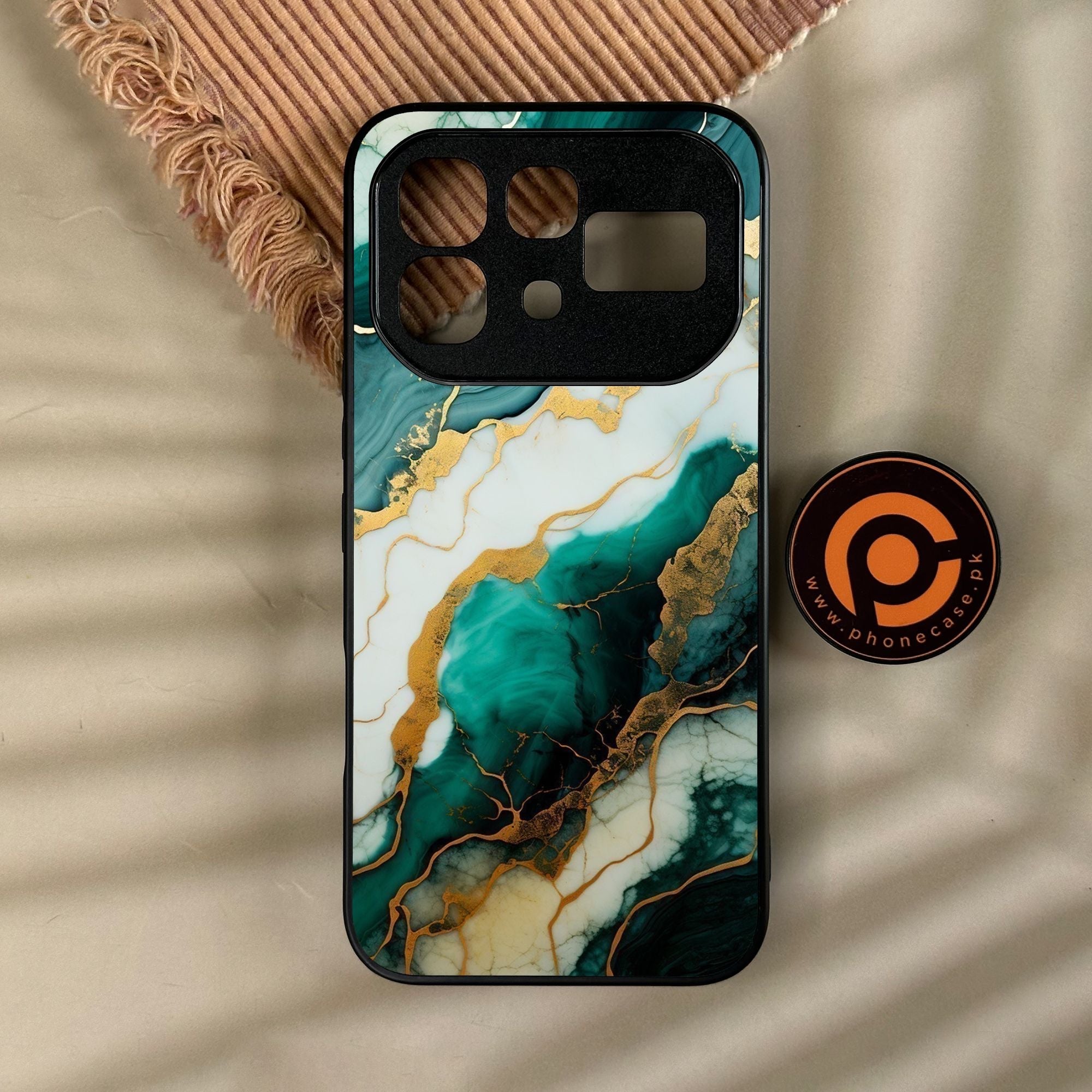 Infinix Note 60 Pro - Liquid 2.0 Design 3 - Premium Metal Printed Soft Bumper Shock Proof Case