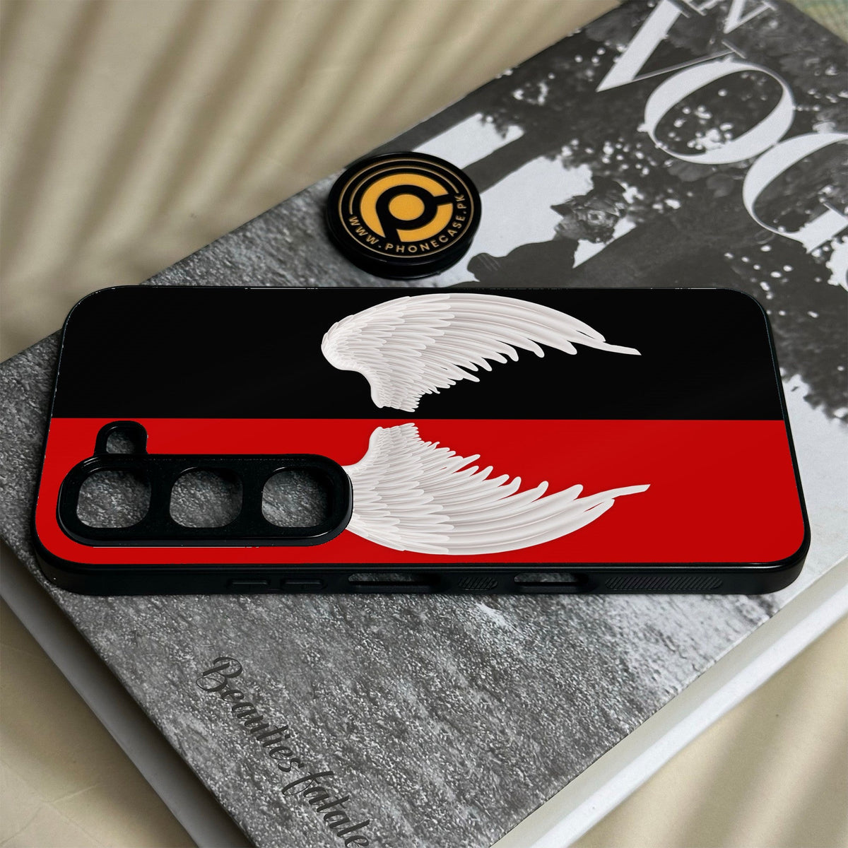 Infinix Hot 70 Pro - Angel 2.0 Design 4 - Premium Metal Printed Soft Bumper Shock Proof Case