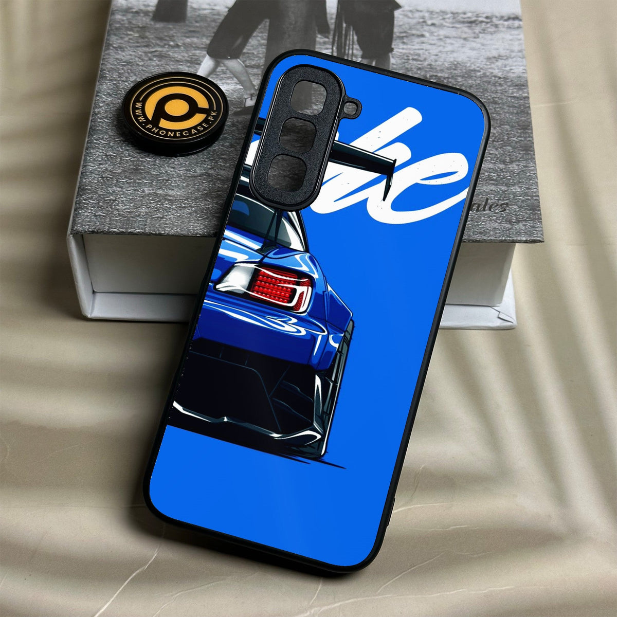 Infinix Hot 70 - Racing Series 2.0 Design 1 - Premium Metal Printed Soft Bumper Shock Proof Case