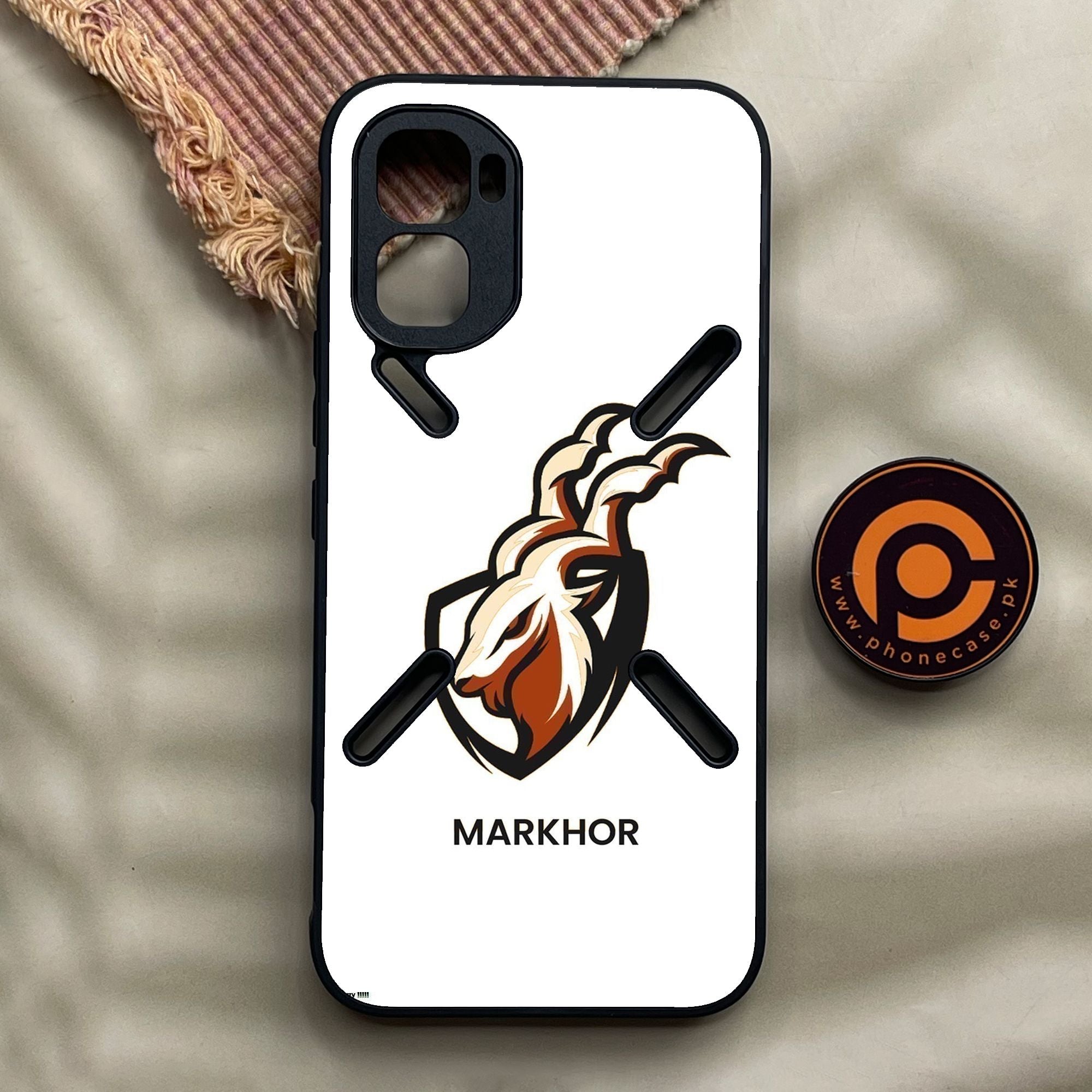 Infinix GT 50 Pro - Markhor Design 5 - Premium Metal Printed Soft Bumper Shock Proof Case