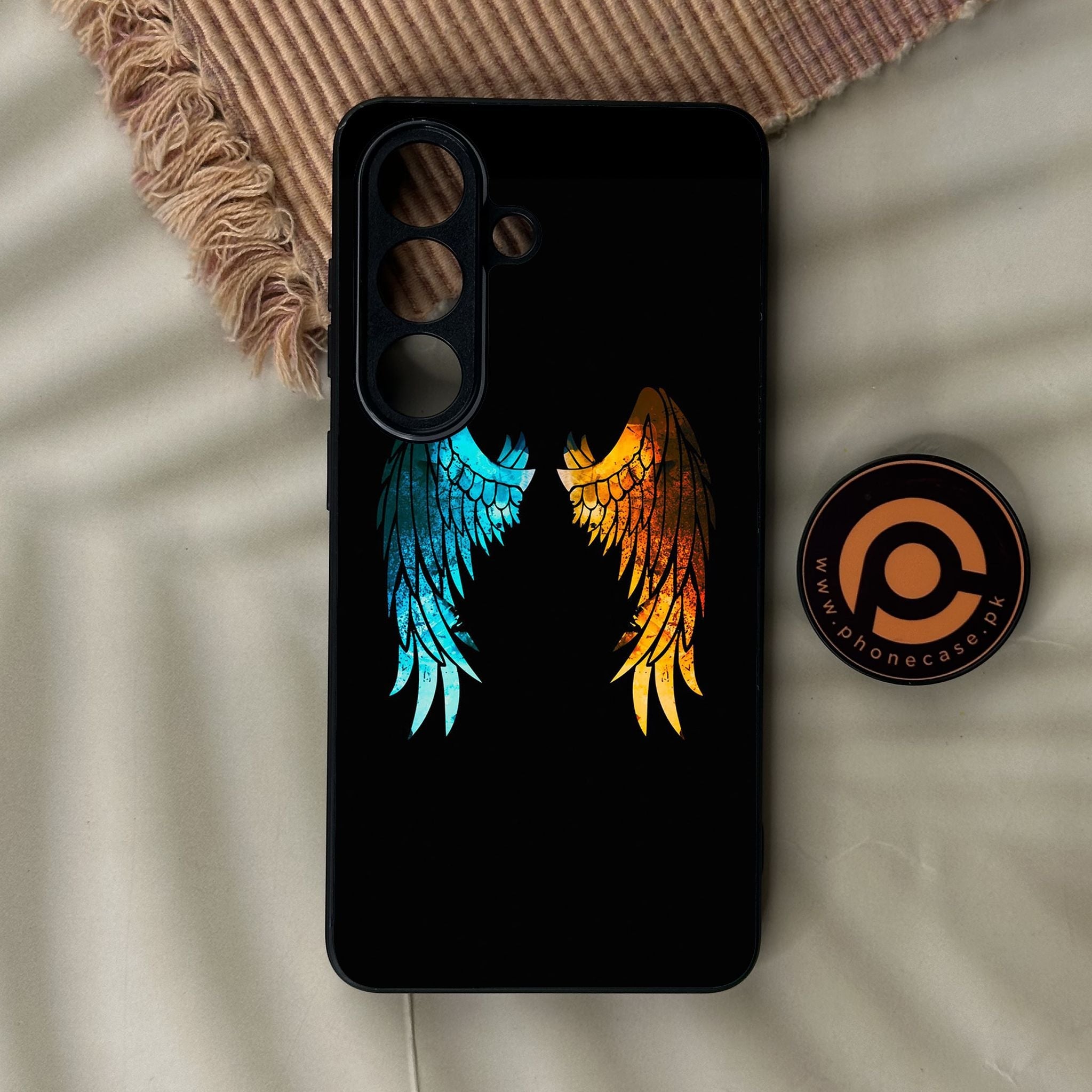 Galaxy S26 - Angel 2.0 Design 8 - Premium Metal Printed Soft Bumper Shock Proof Case