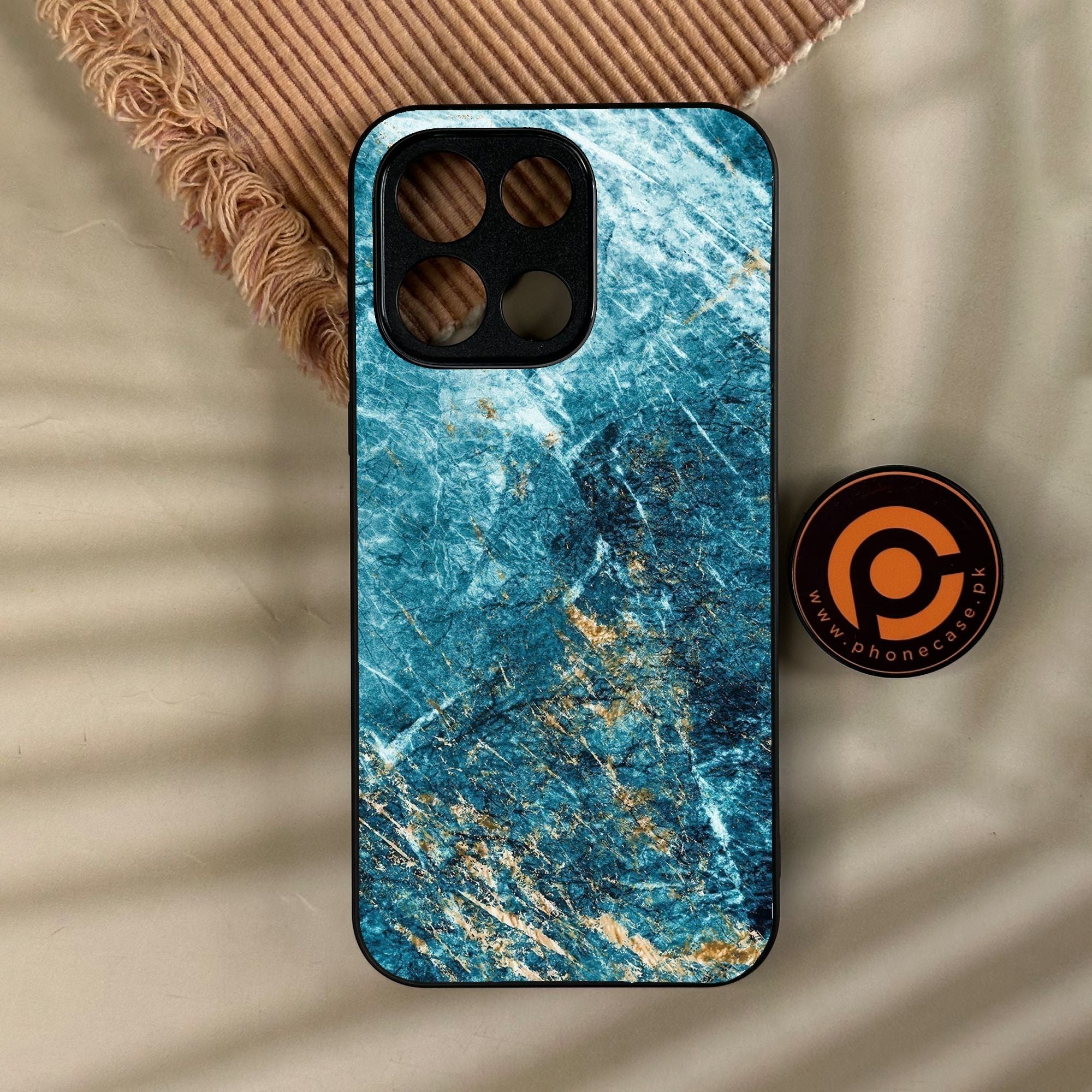 OnePlus Turbo 6 - Blue 2.0 Design 10 - Premium Metal Printed Soft Bumper Shock Proof Case