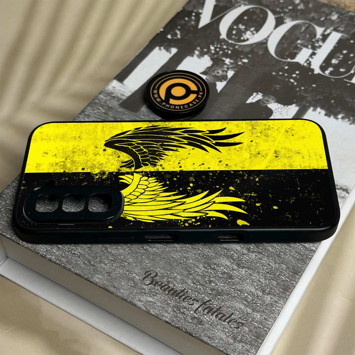 Infinix Hot 70 - Angel 2.0 Design 1 - Premium Metal Printed Soft Bumper Shock Proof Case