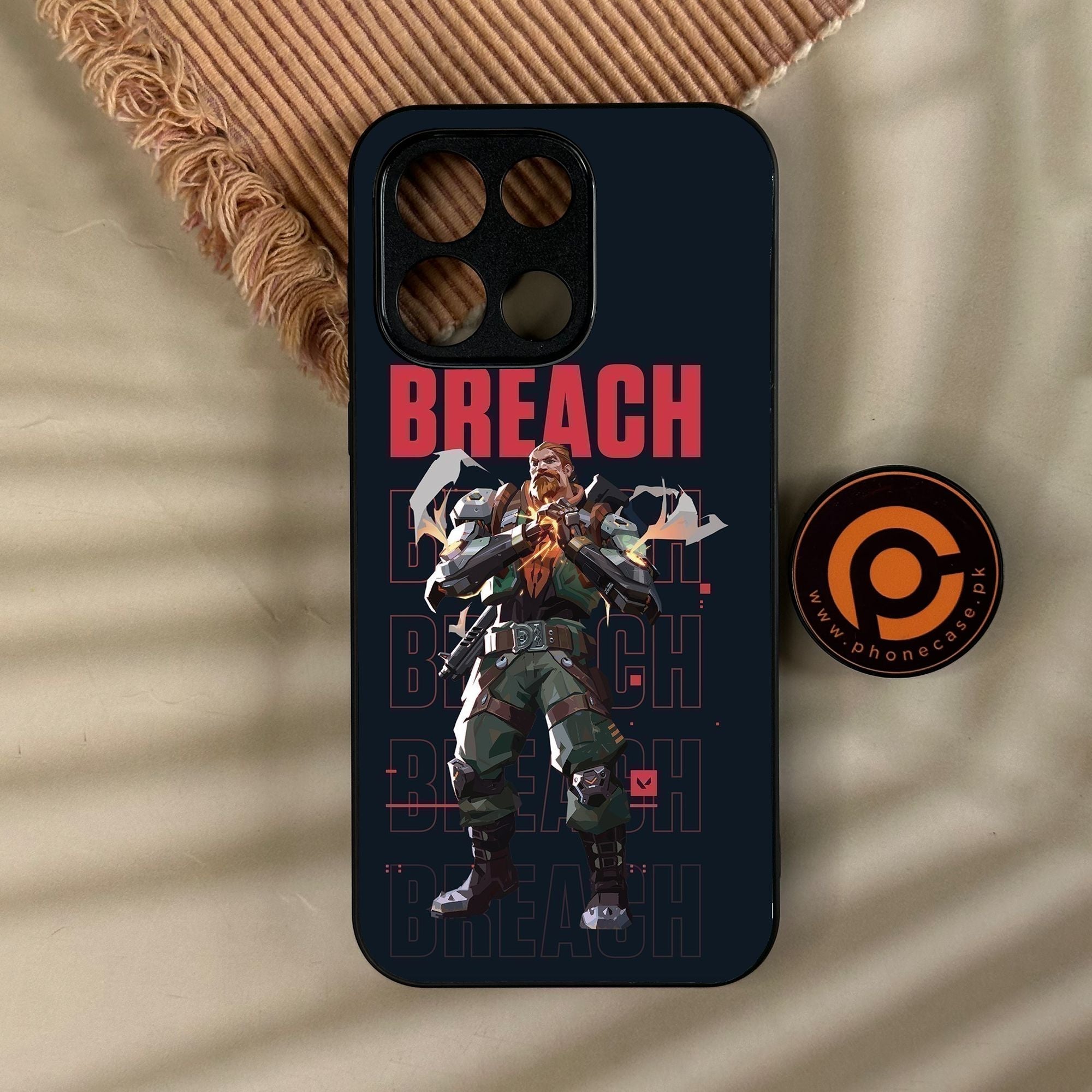 OnePlus Turbo 6 - Battle-Ready Design 6 - Premium Metal Printed Soft Bumper Shock Proof Case
