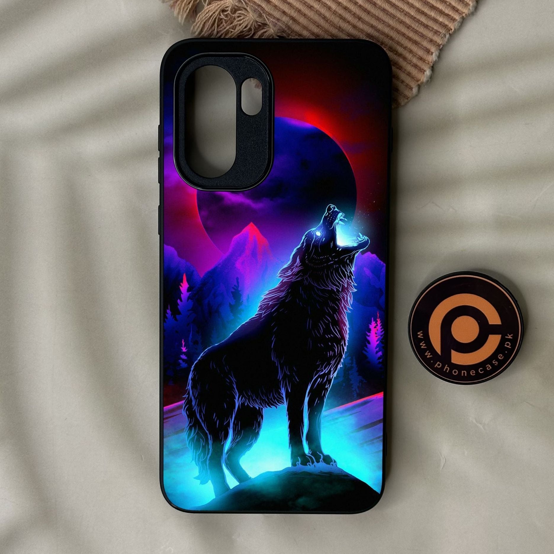 OnePlus 15R - Wolf Design 2 - Premium Metal Printed Soft Bumper Shock Proof Case