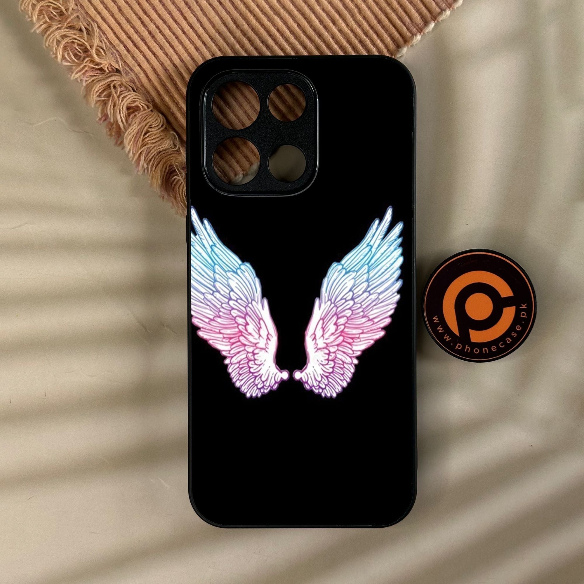 OnePlus Turbo 6 - Angel Wings Design 8 - Premium Metal Printed Soft Bumper Shock Proof Case