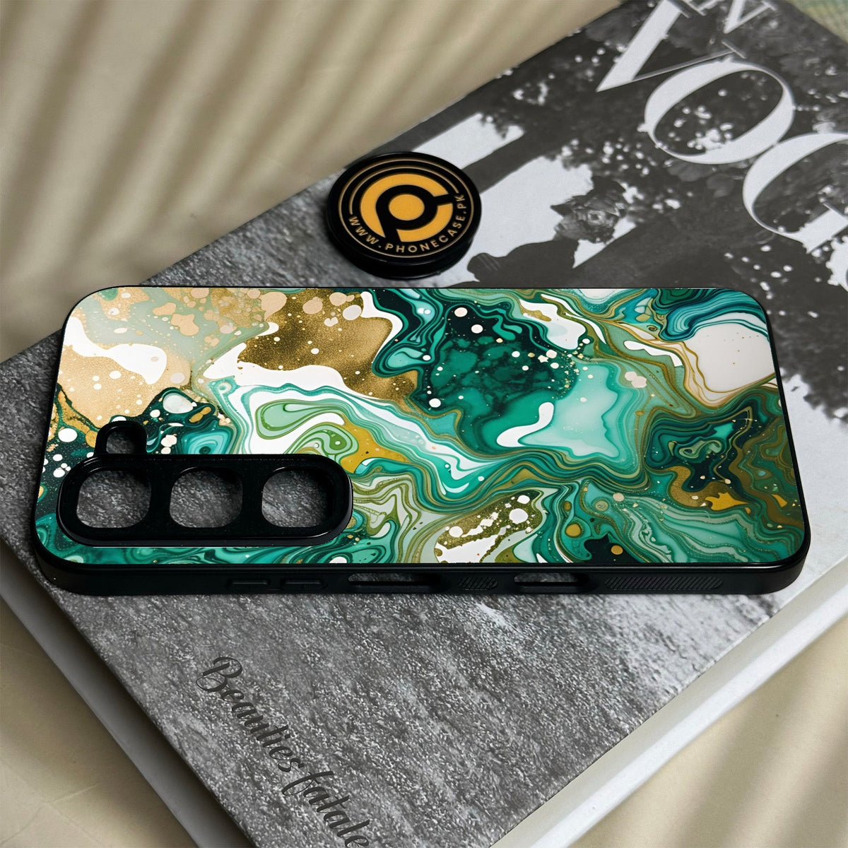 Infinix Hot 70 Pro - Liquid 2.0 Design 8 - Premium Metal Printed Soft Bumper Shock Proof Case