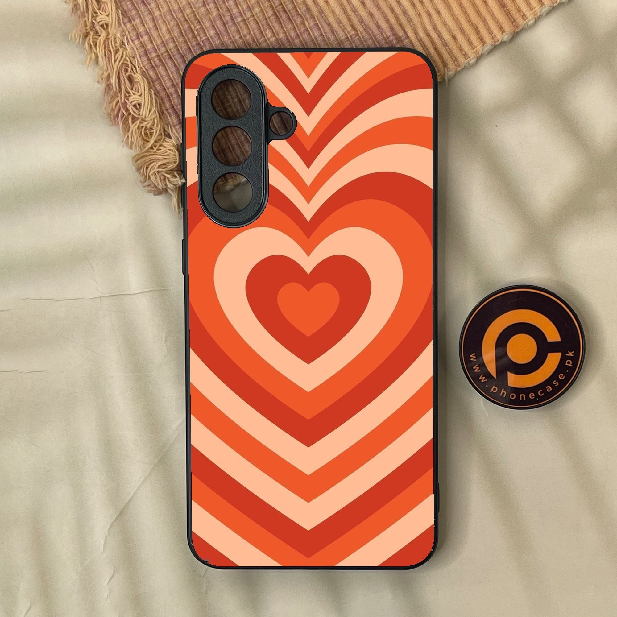 Samsung Galaxy A57 - Heartbeat Design 9 - Premium Metal Printed Soft Bumper Shock Proof Case