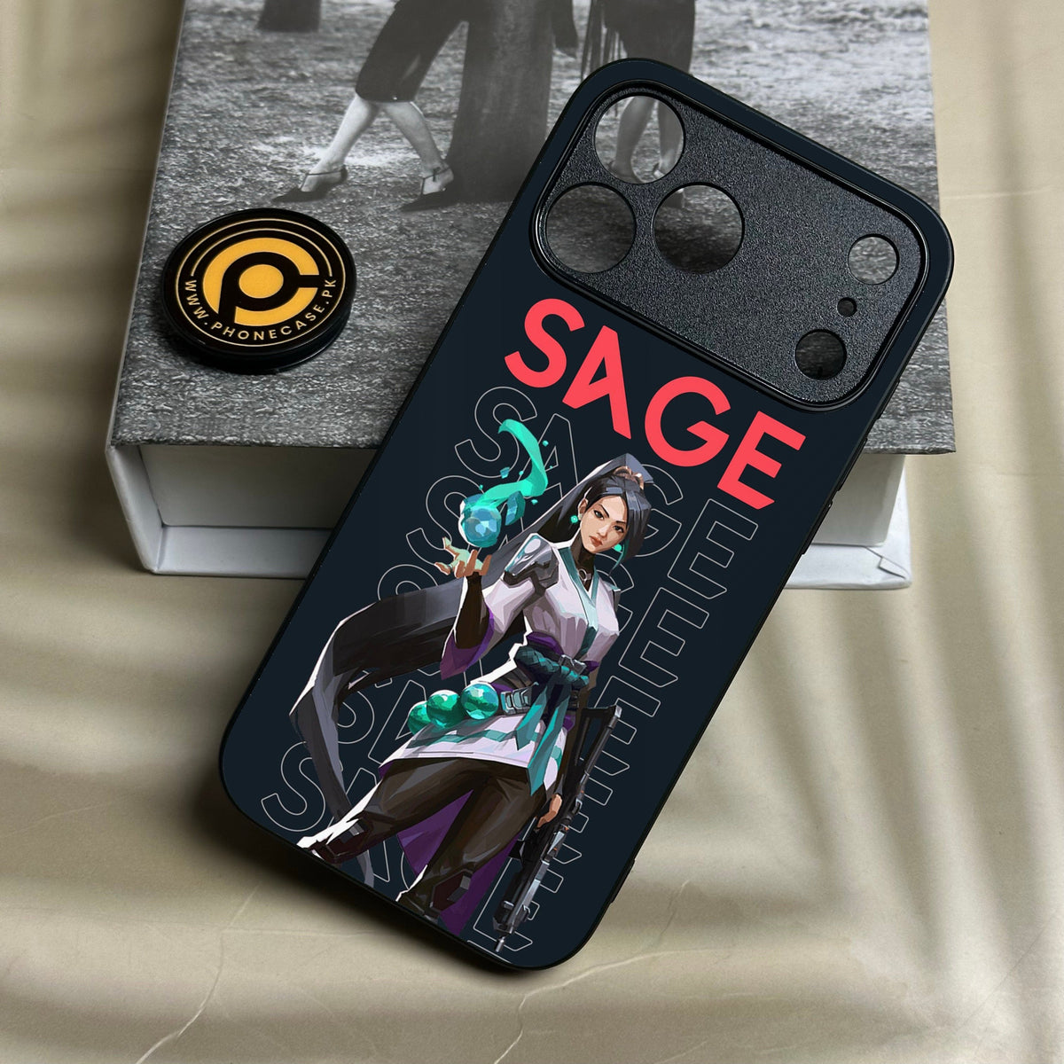 Iphone 18 Pro - Battle-ready Design 3 - Premium Metal Printed Soft Bumper Shock Proof Case