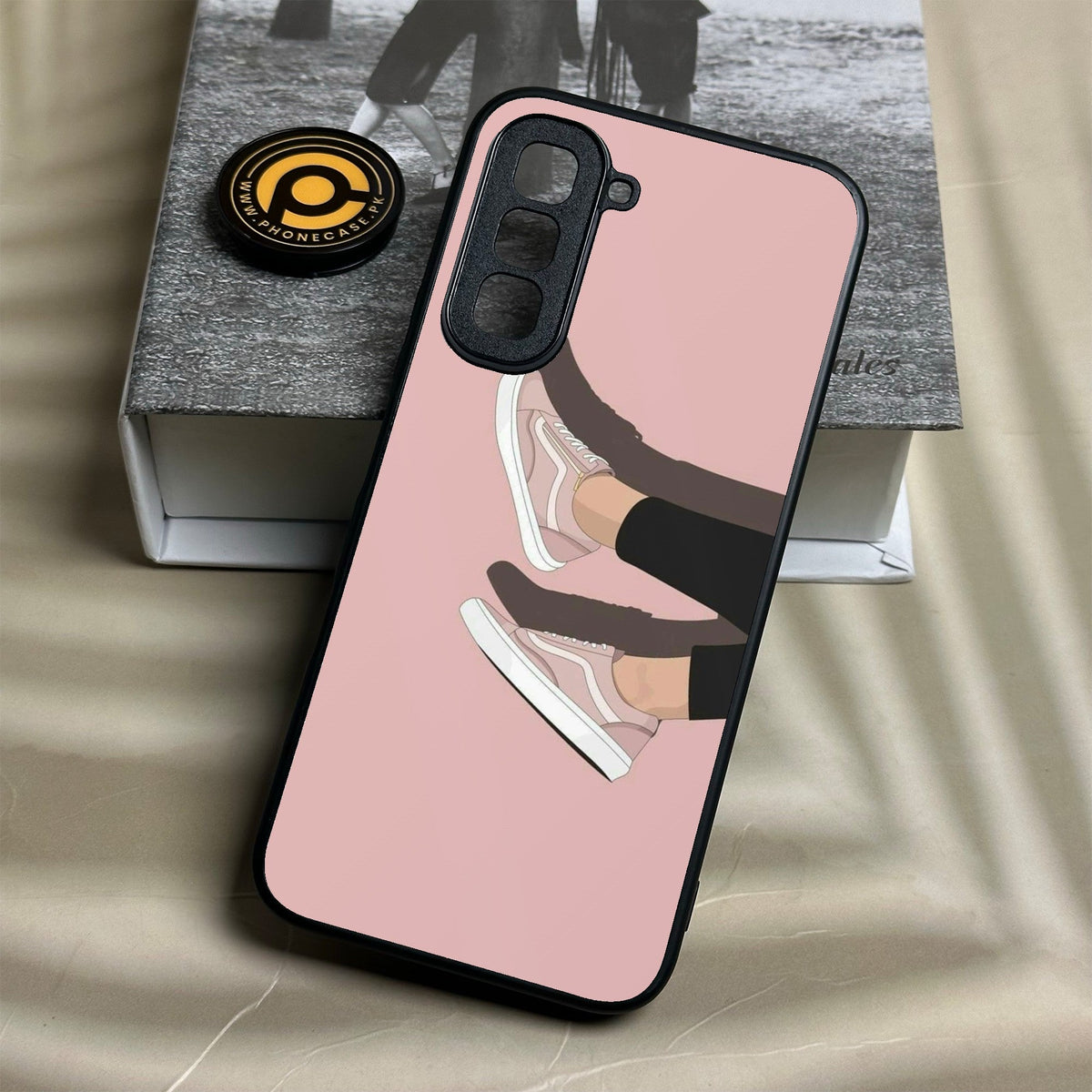 Infinix Hot 70 - Anime Girls Design 9 - Premium Metal Printed Soft Bumper Shock Proof Case