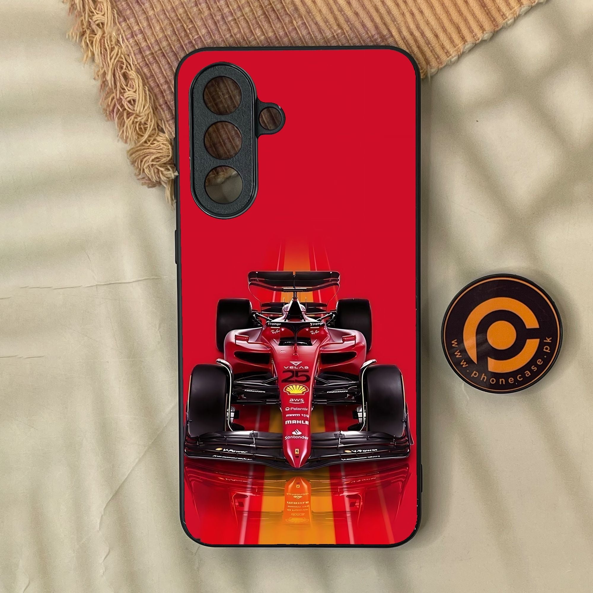 Samsung Galaxy A57 - Formula 1 Design - Premium Metal Printed Soft Bumper Shock Proof Case