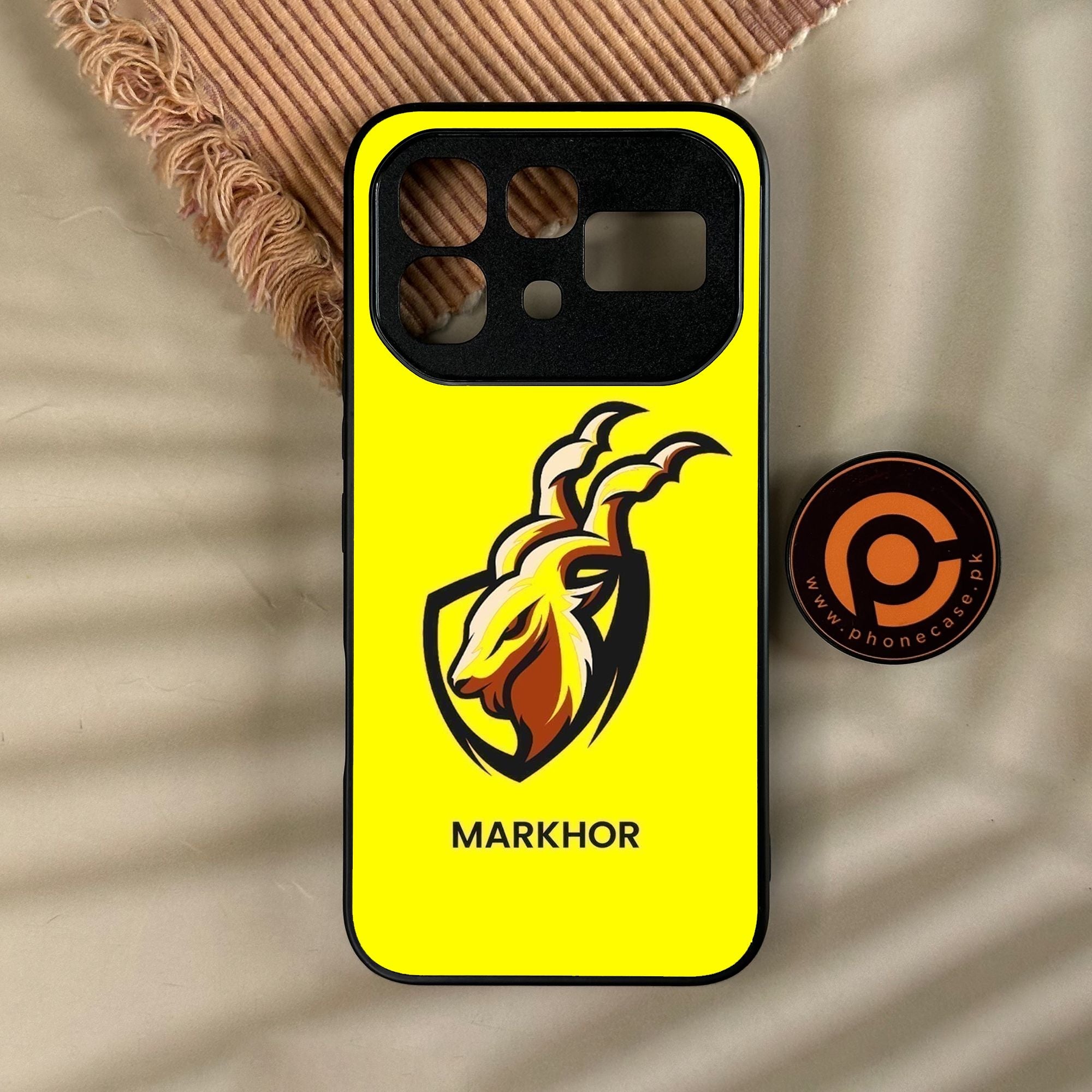 Infinix Note 60 Pro - Markhor Design 8 - Premium Metal Printed Soft Bumper Shock Proof Case