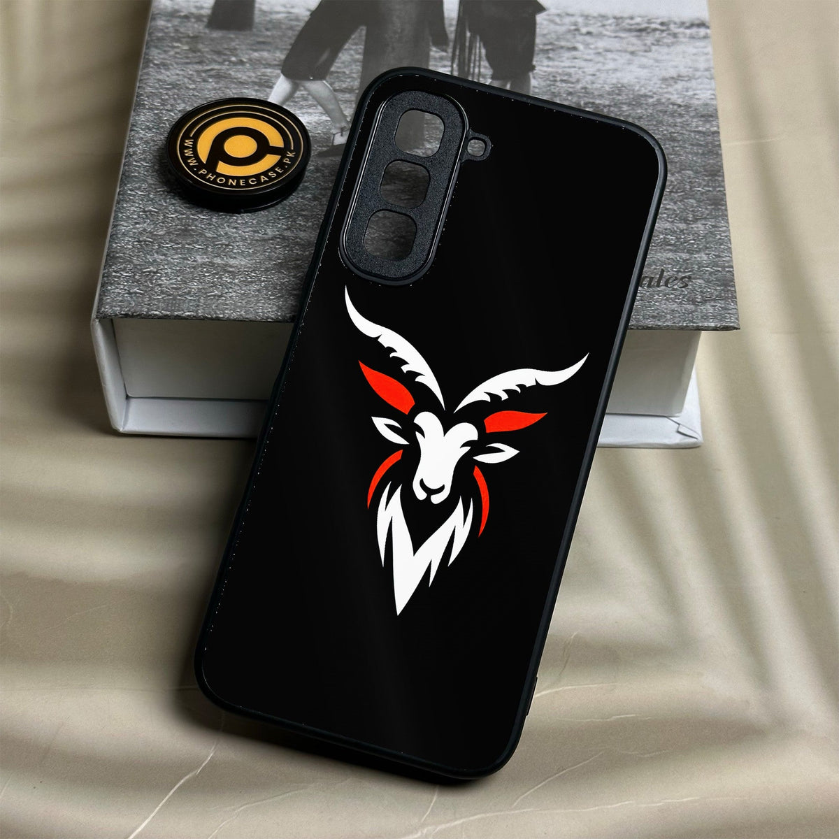 Infinix Hot 70 - Minimalistic Design 4 - Premium Metal Printed Soft Bumper Shock Proof Case