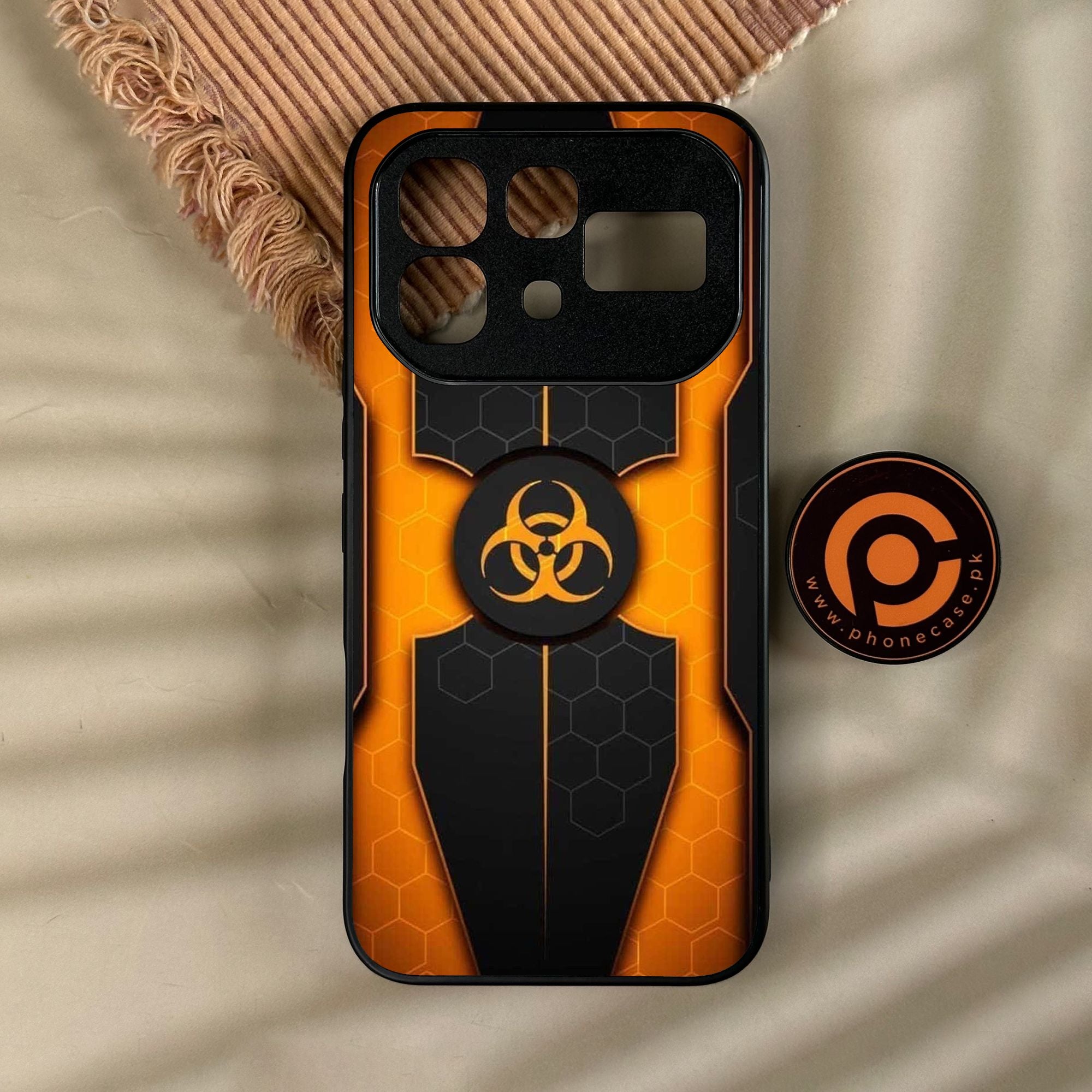 Infinix Note 60 - Biohazard Design 2 - Premium Metal Printed Soft Bumper Shock Proof Case