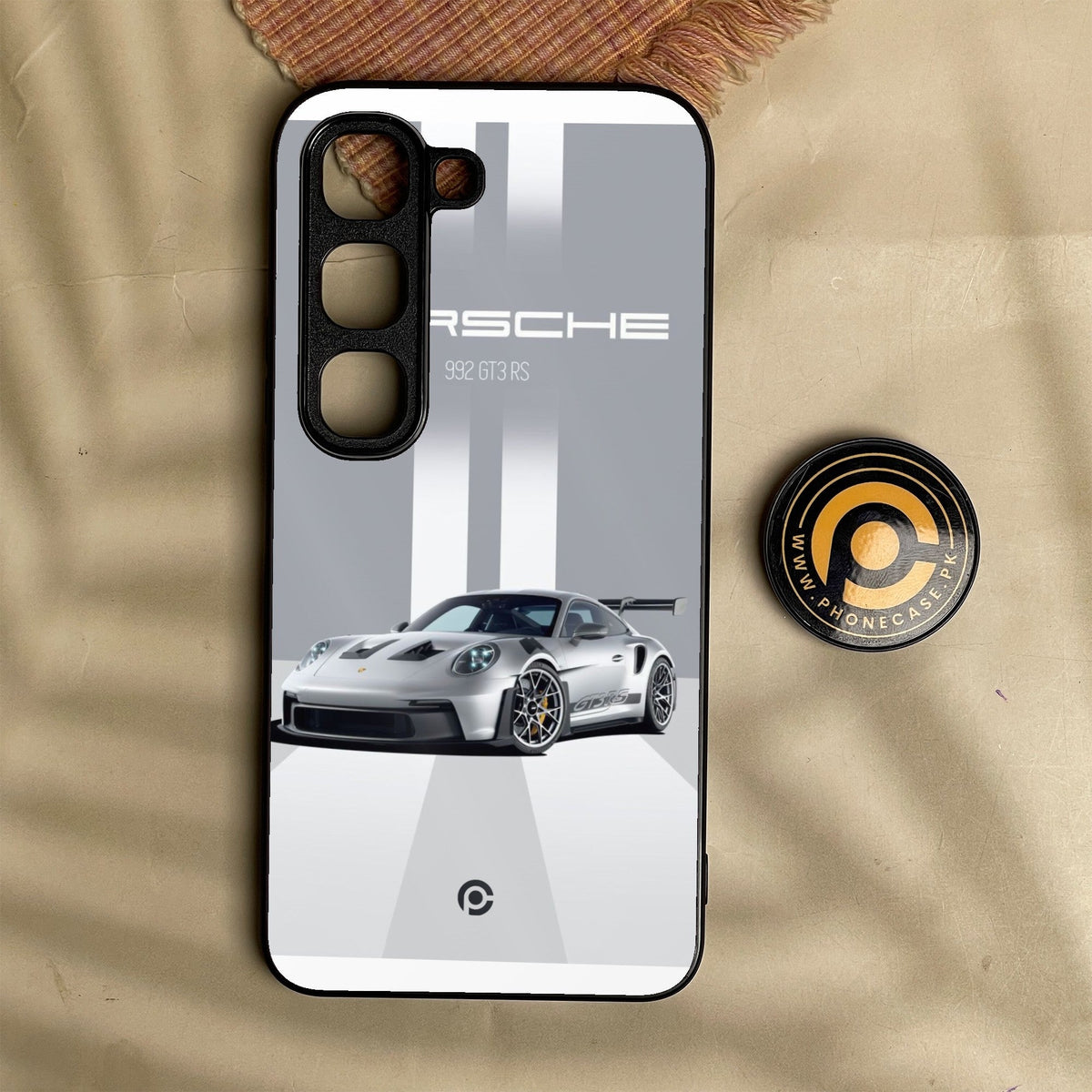 Infinix Hot 70 Pro - Porsche Gt3 Rs Thrill - Premium Metal Printed Soft Bumper Shock Proof Case