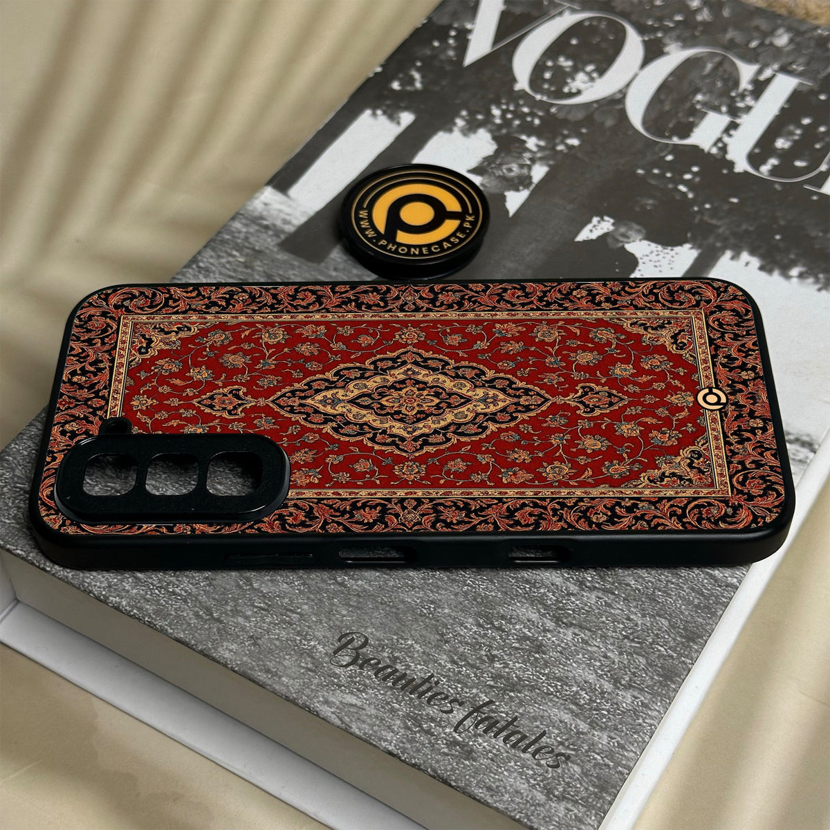 Infinix Hot 70 - Persian Rug Design 1 - Premium Metal Printed Soft Bumper Shock Proof Case
