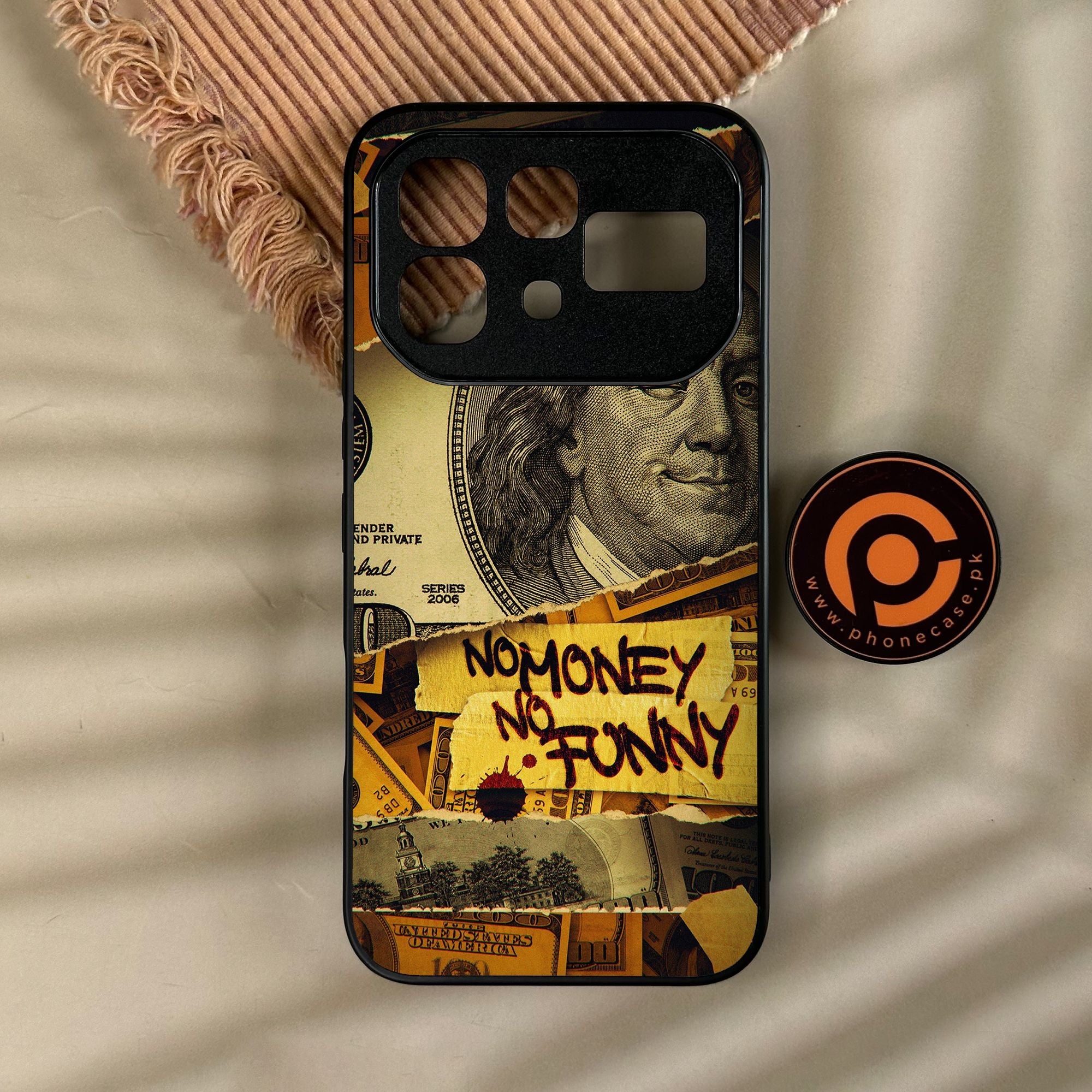 Infinix Note 60 Pro - Dollar Design 1 - Premium Metal Printed Soft Bumper Shock Proof Case
