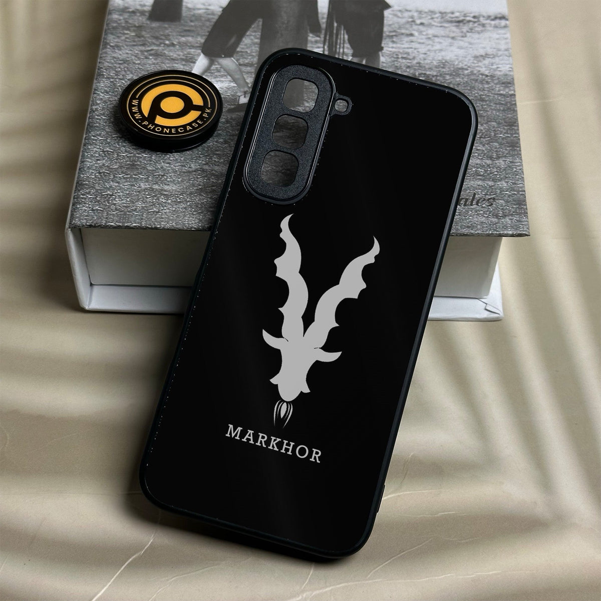 Infinix Hot 70 - Markhor Design 9 - Premium Metal Printed Soft Bumper Shock Proof Case