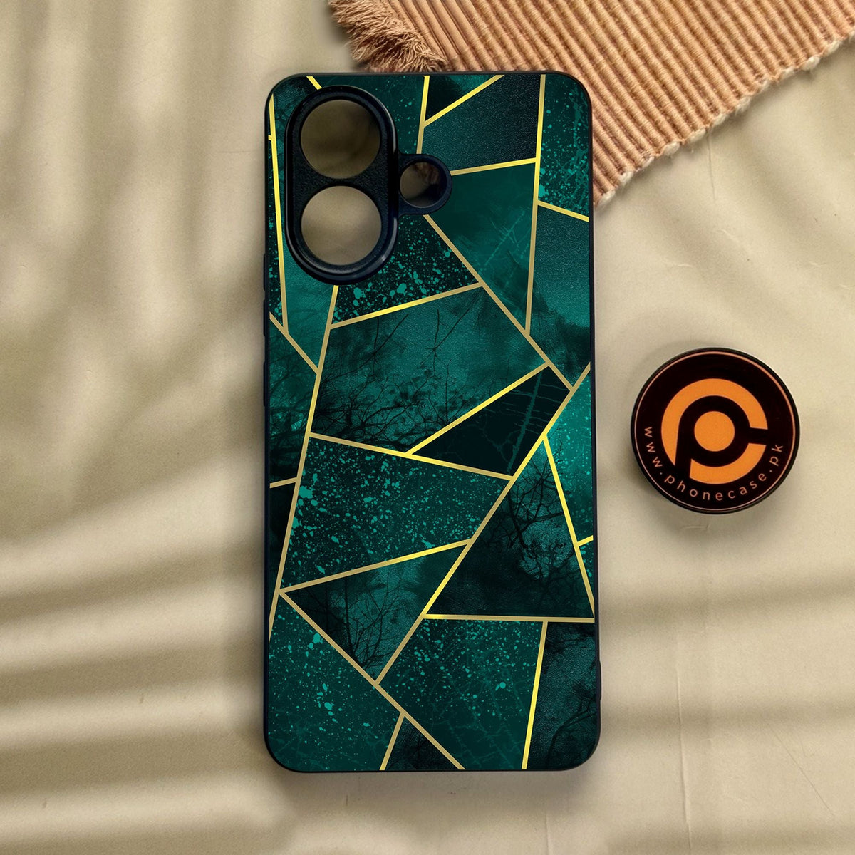 Vivo V60 Lite  - Geometric Design 9 - Premium Metal Printed Soft Bumper Shock Proof Case