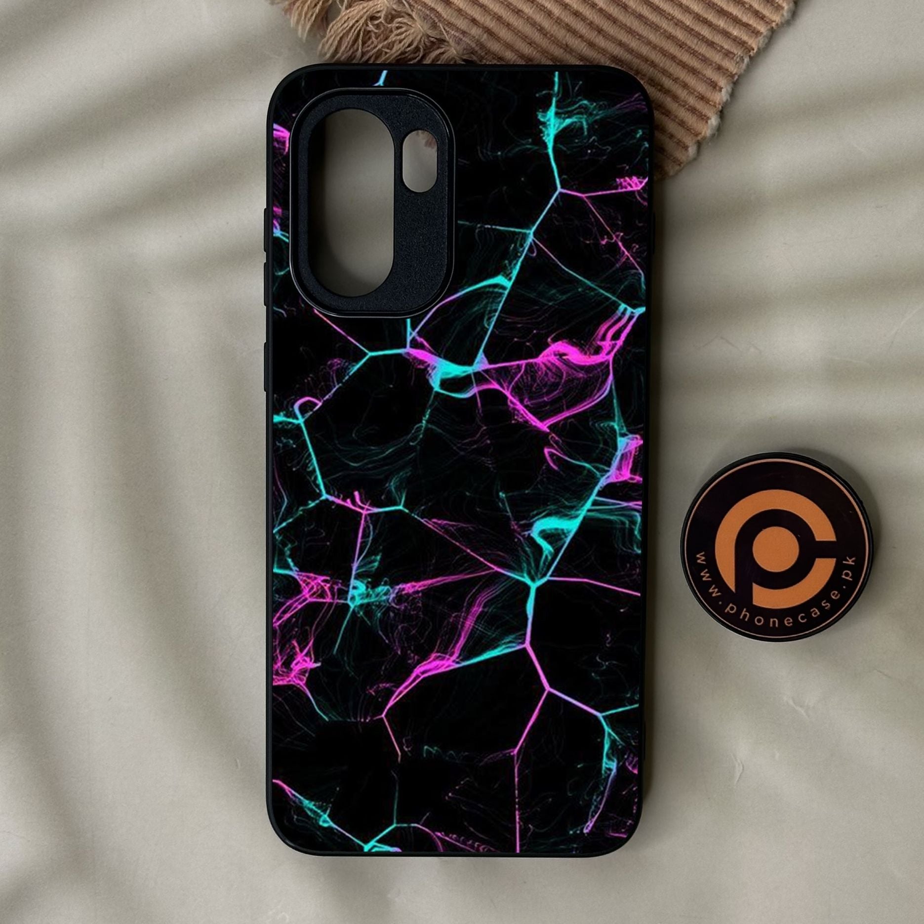 OnePlus Ace 6 - Black Marble Design 9 - Premium Metal Printed Soft Bumper Shock Proof Case