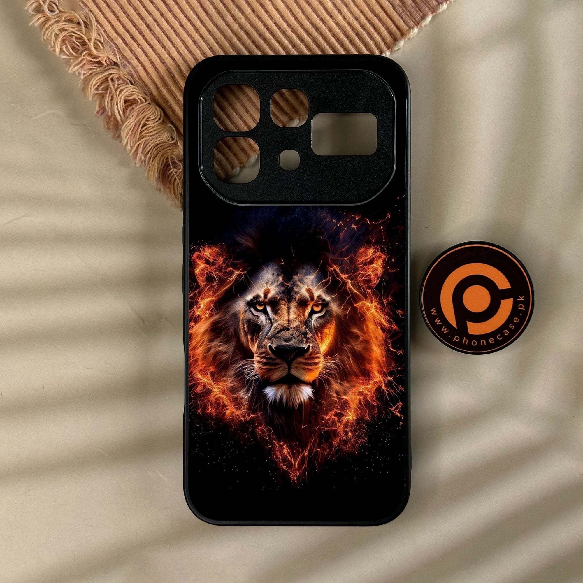 Infinix Note 60 Pro - Tiger 2.0 Design 7 - Premium Metal Printed Soft Bumper Shock Proof Case
