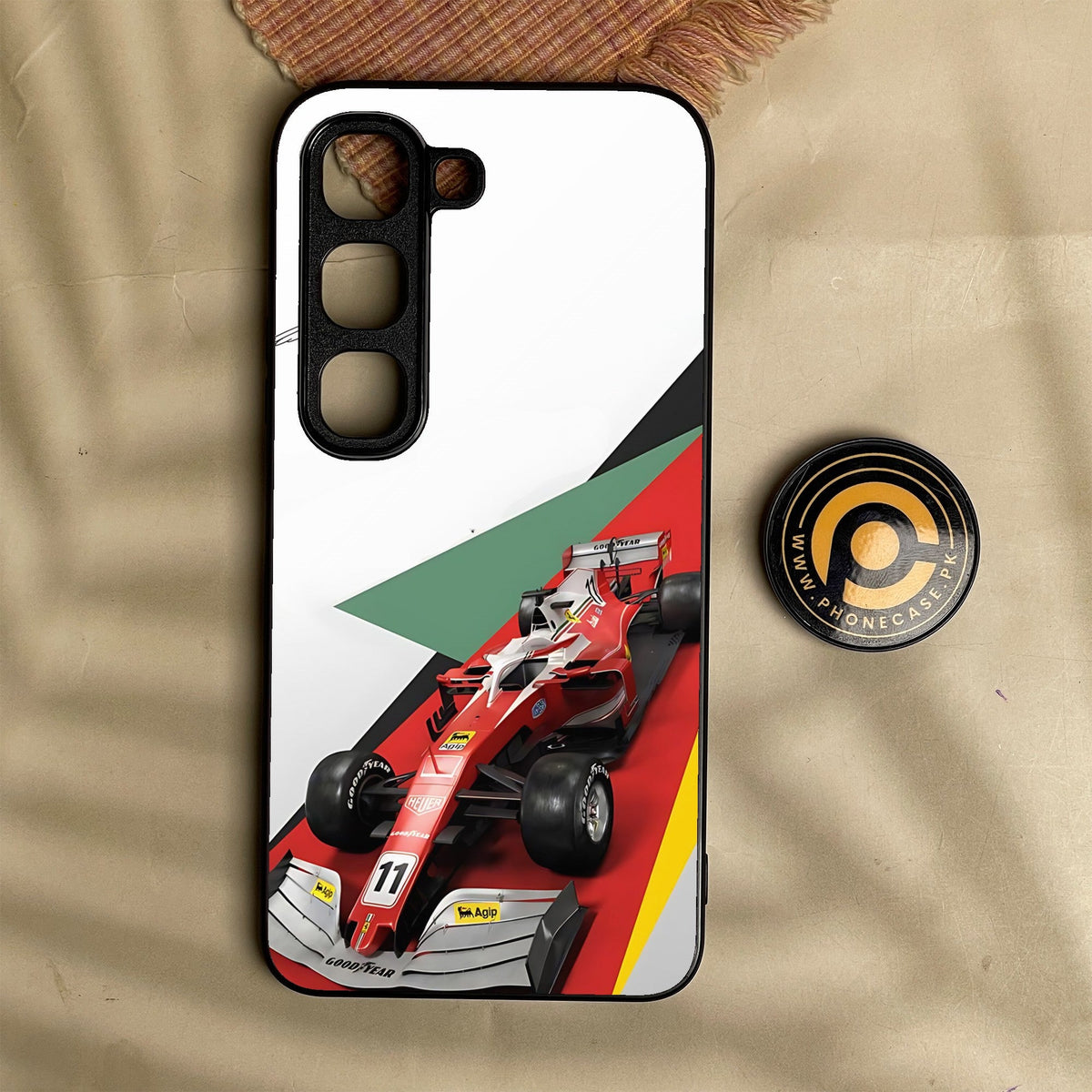 Infinix Hot 70 Pro - Formula 1 Design 3 - Premium Metal Printed Soft Bumper Shock Proof Case