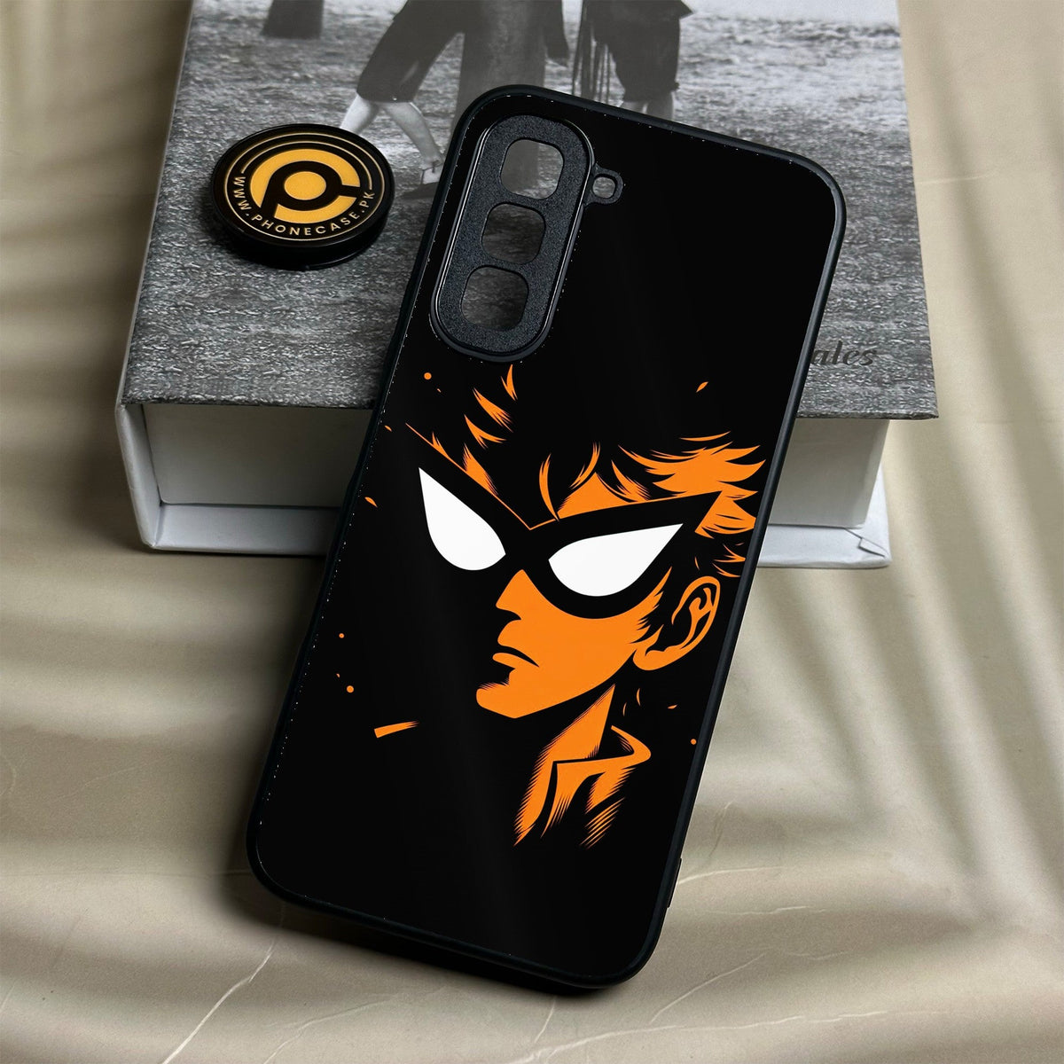 Infinix Hot 70 - Minimalistic Design 8 - Premium Metal Printed Soft Bumper Shock Proof Case
