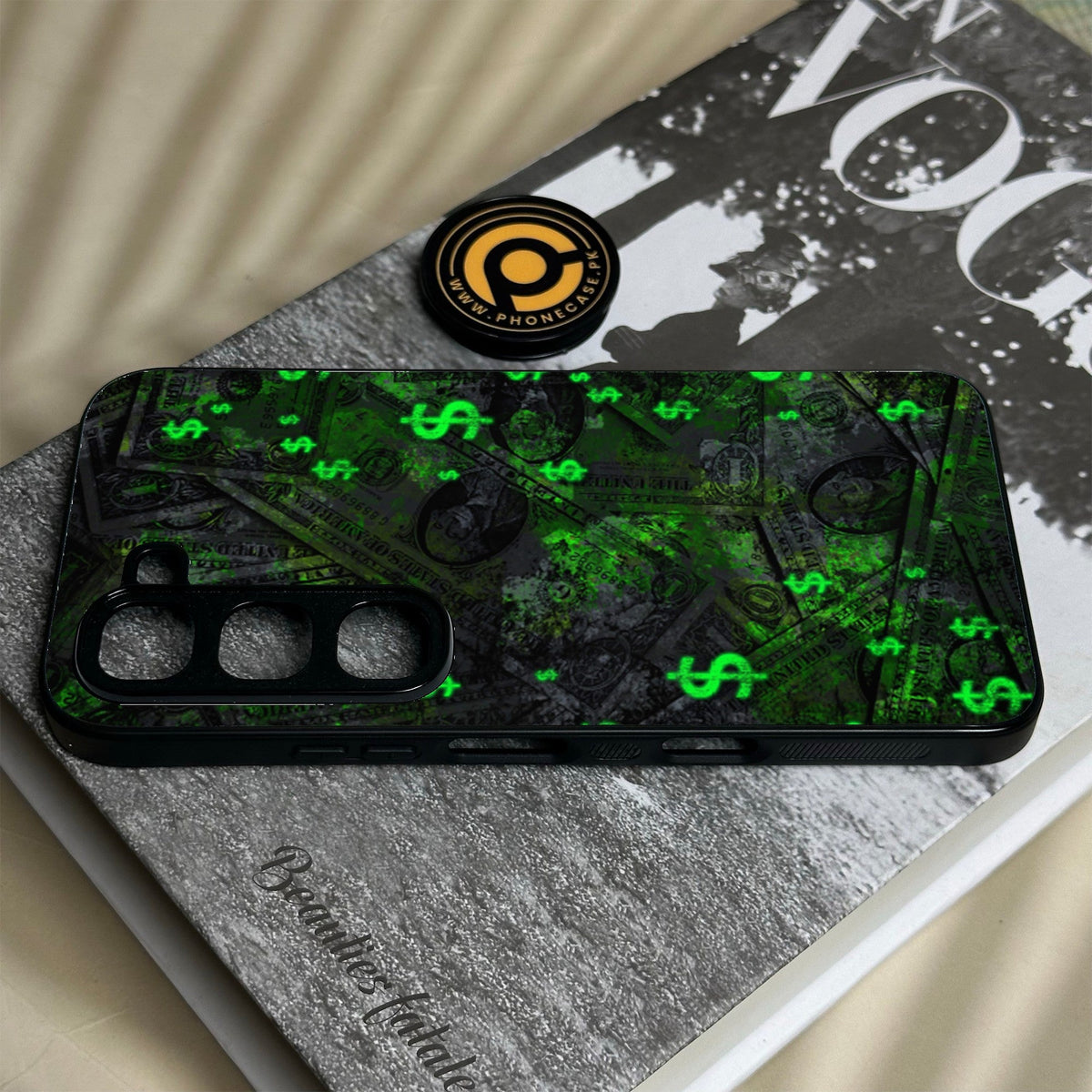 Infinix Hot 70 Pro - Dollar Design 5 - Premium Metal Printed Soft Bumper Shock Proof Case