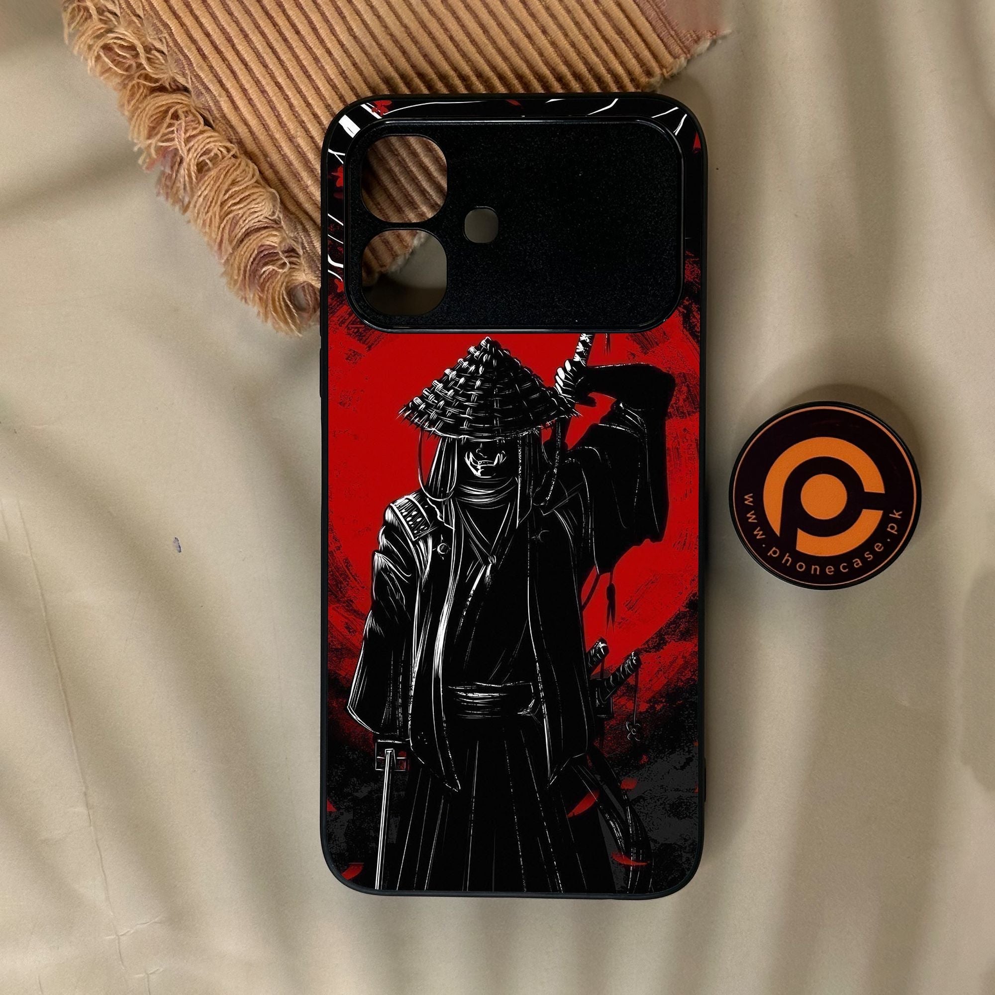 Infinix Smart 20 - Ninja Design 6 - Premium Metal Printed Soft Bumper Shock Proof Case