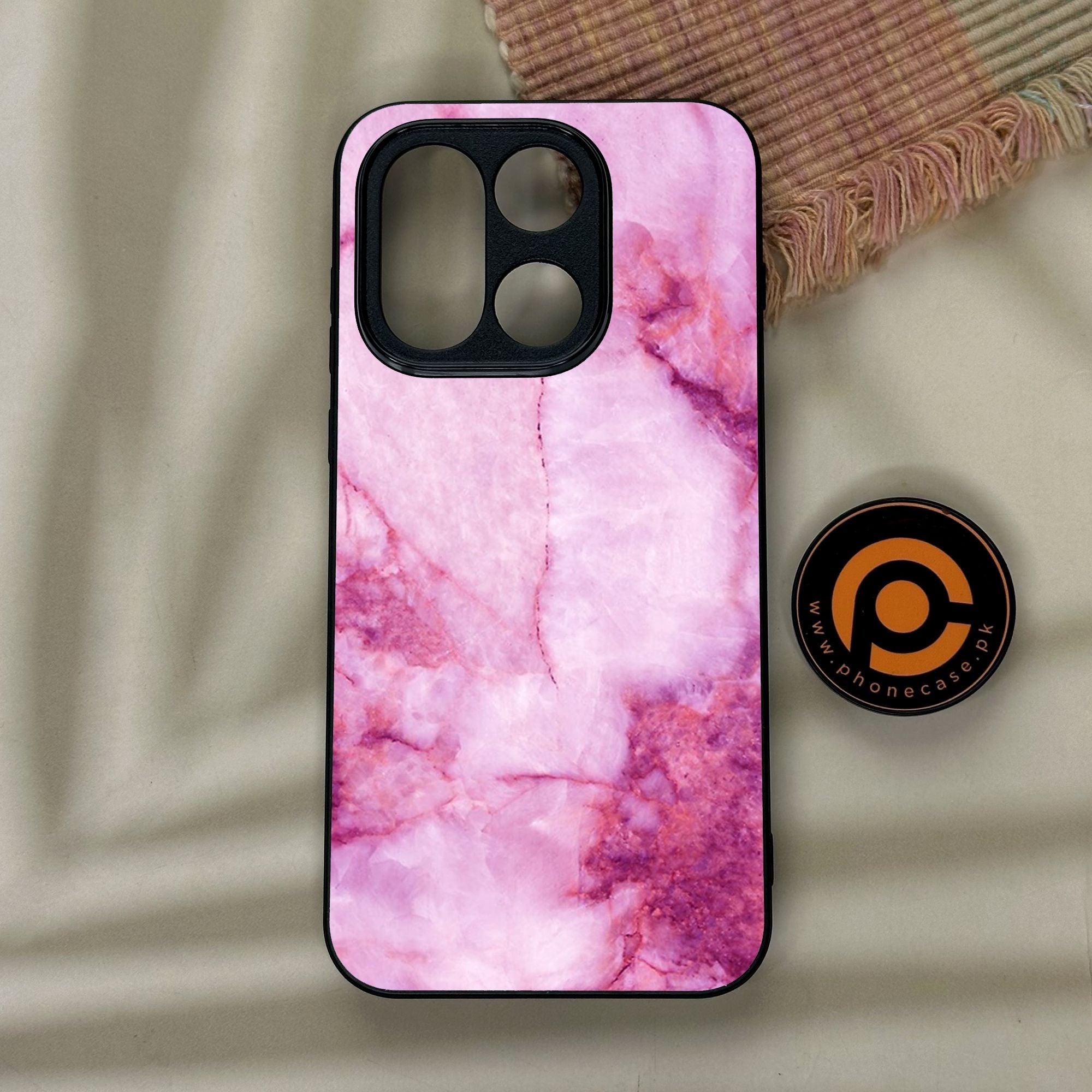 OnePlus 15 - Pink Design 5 - Premium Metal Printed Soft Bumper Shock Proof Case