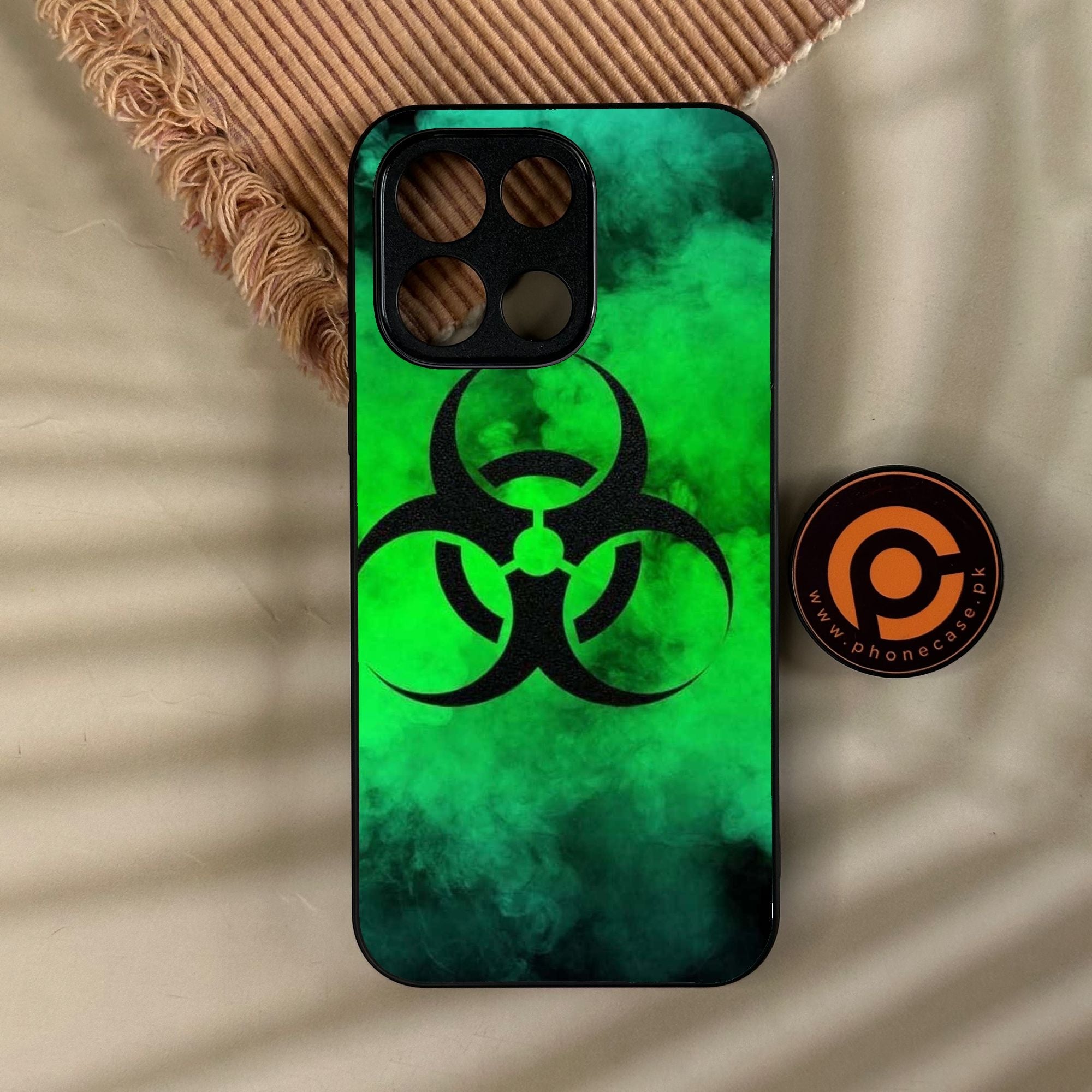 OnePlus Turbo 6 - Biohazard Design 7 - Premium Metal Printed Soft Bumper Shock Proof Case