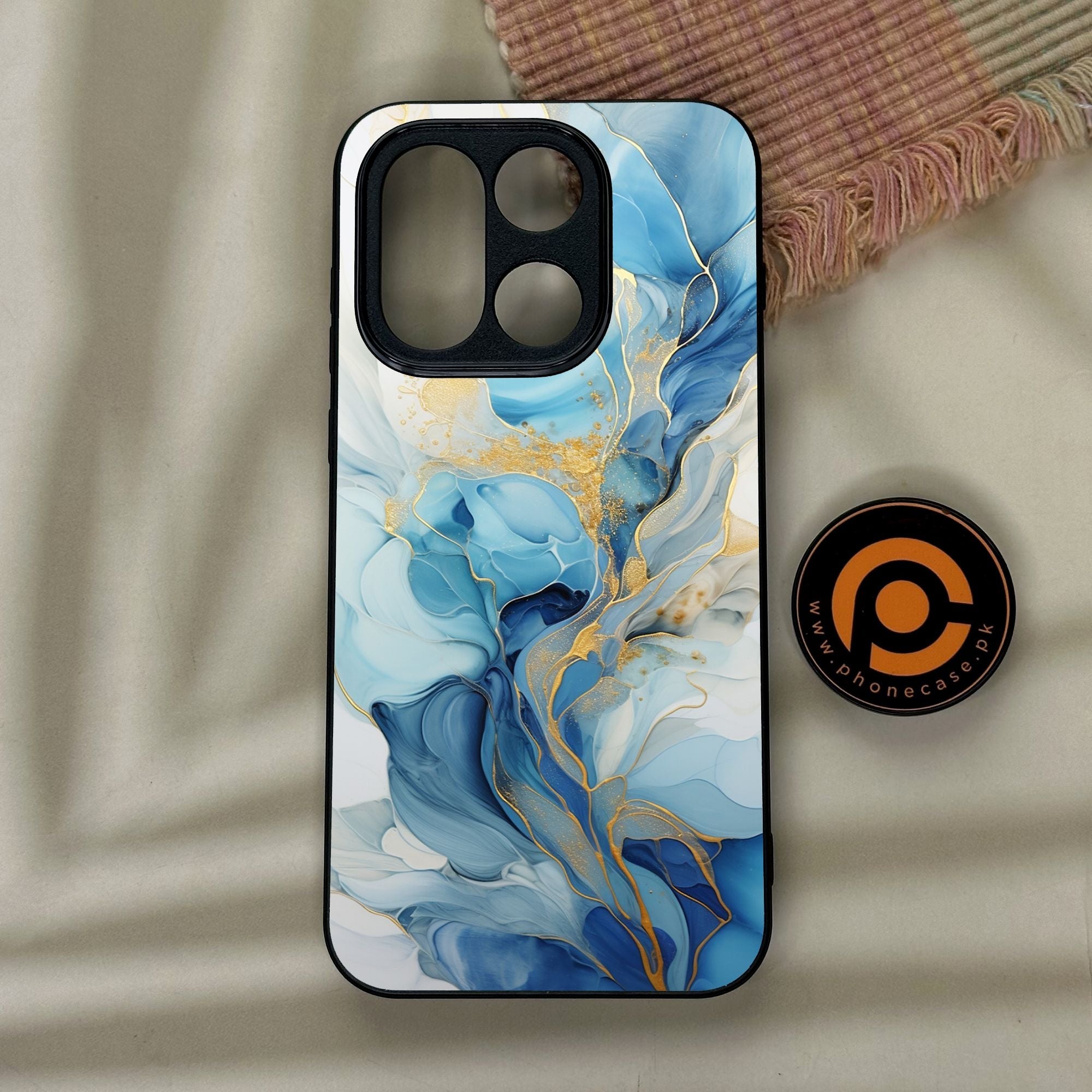 OnePlus 15 - Liquid 2.0 Design 1 - Premium Metal Printed Soft Bumper Shock Proof Case