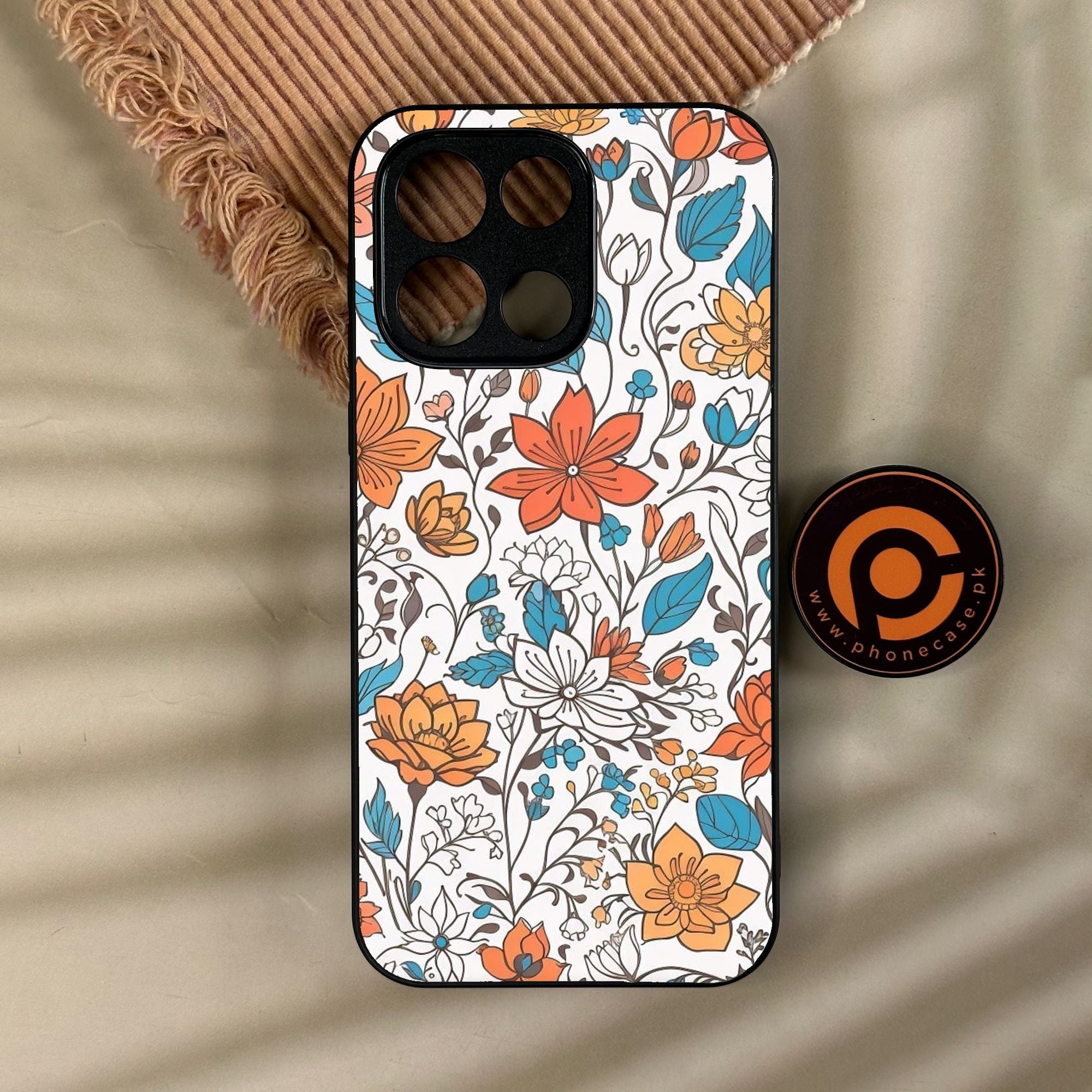 OnePlus Turbo 6 - Floral Series Design 9 - Premium Metal Printed Soft Bumper Shock Proof Case
